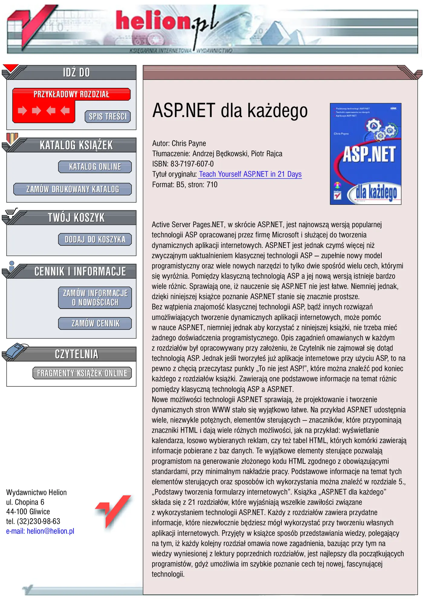 Fragment „ASP.NET dla każdego” — strona 1 z 45
