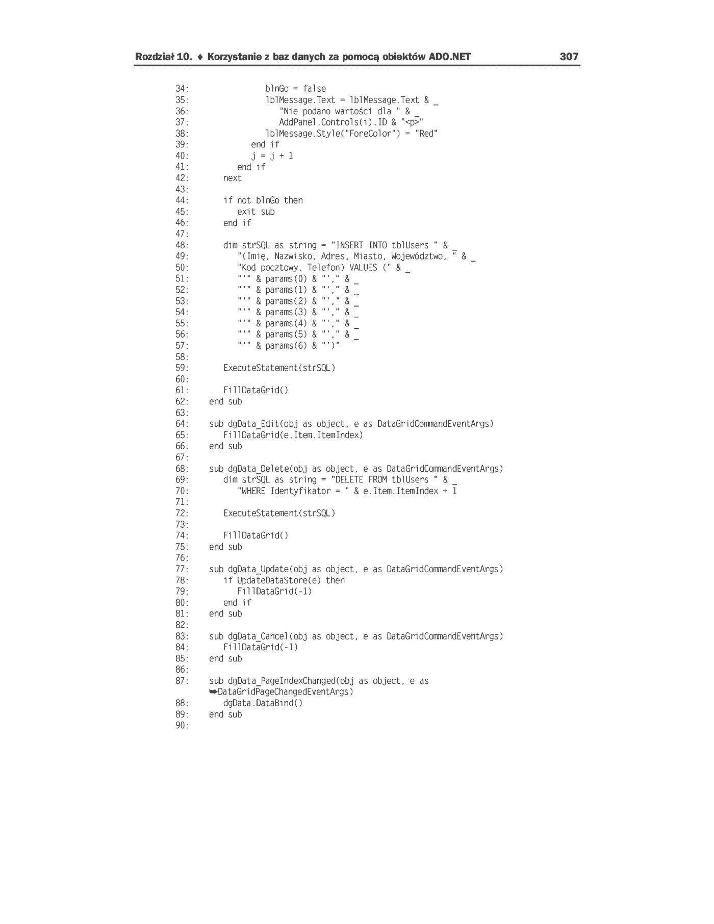Fragment „ASP.NET dla każdego” — strona 38 z 45