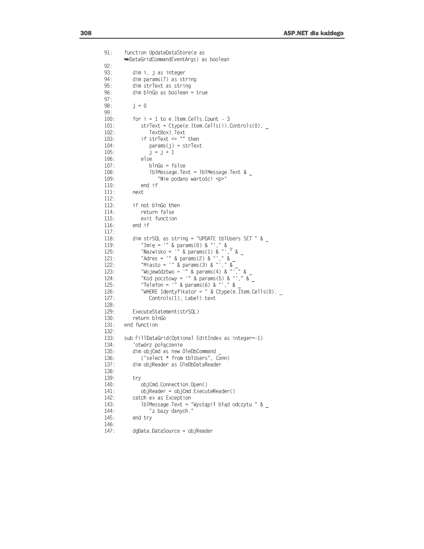 Fragment „ASP.NET dla każdego” — strona 39 z 45