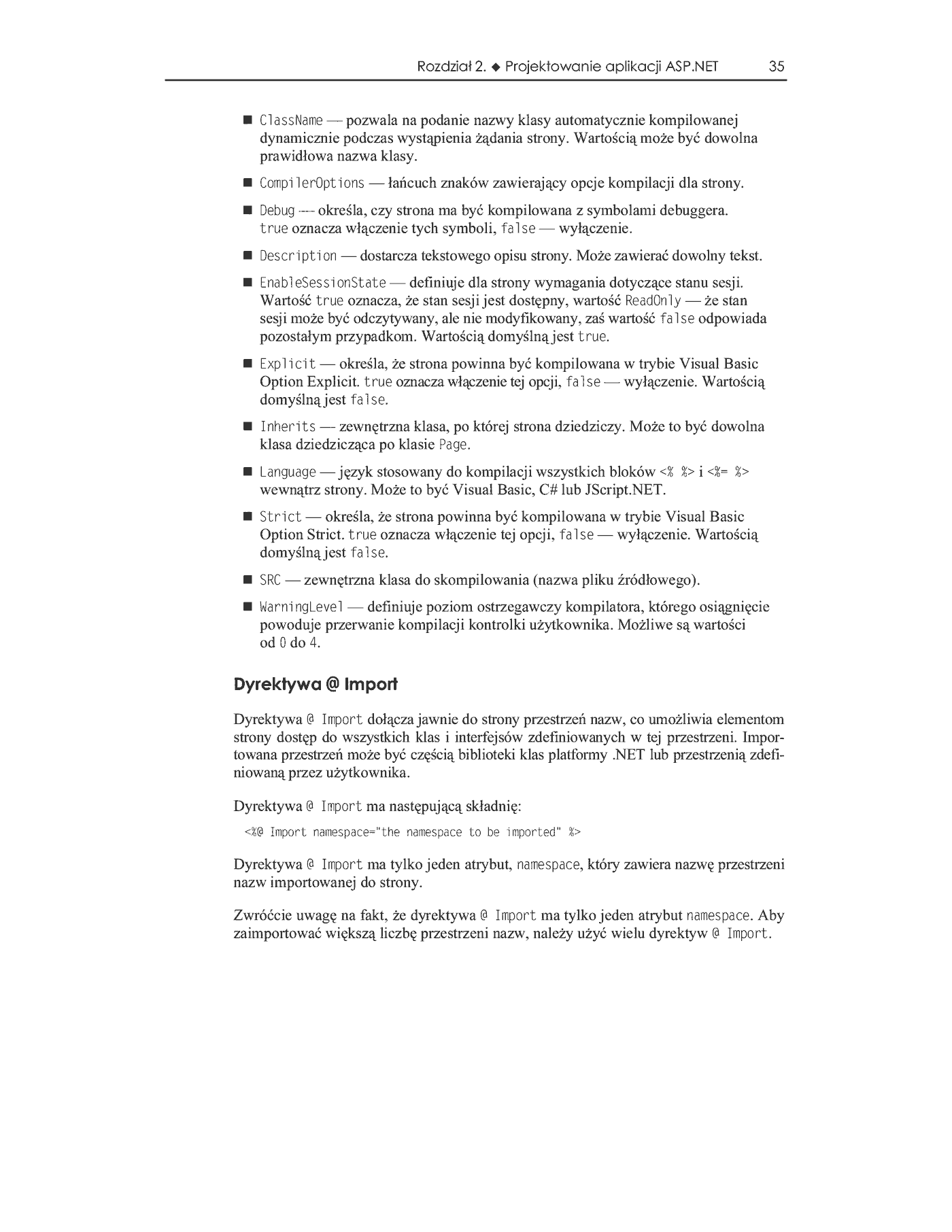 Fragment „ASP.NET. Vademecum profesjonalisty” — strona 13 z 35