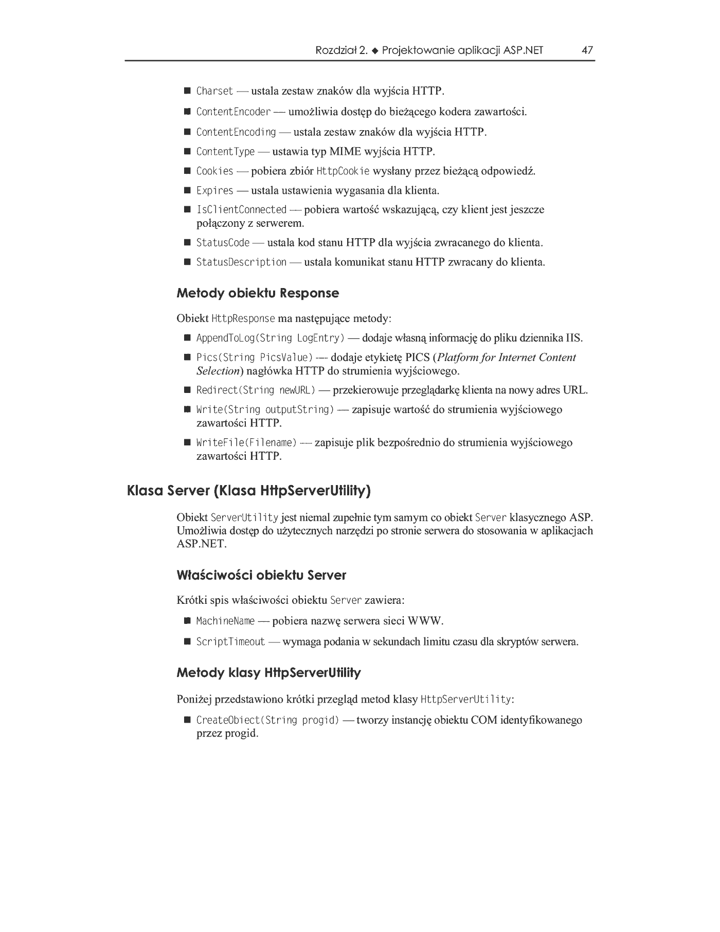 Fragment „ASP.NET. Vademecum profesjonalisty” — strona 25 z 35