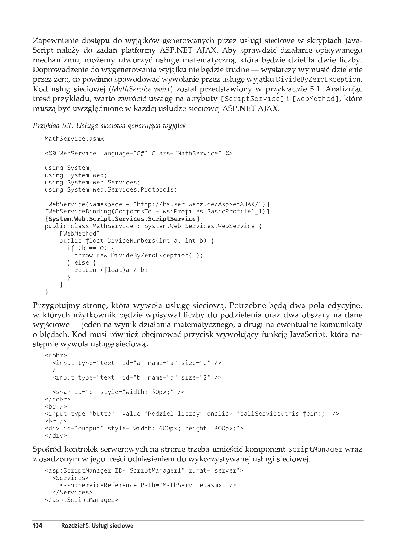 Fragment „ASP.NET AJAX. Programowanie w nurcie Web 2.0” — strona 8 z 33