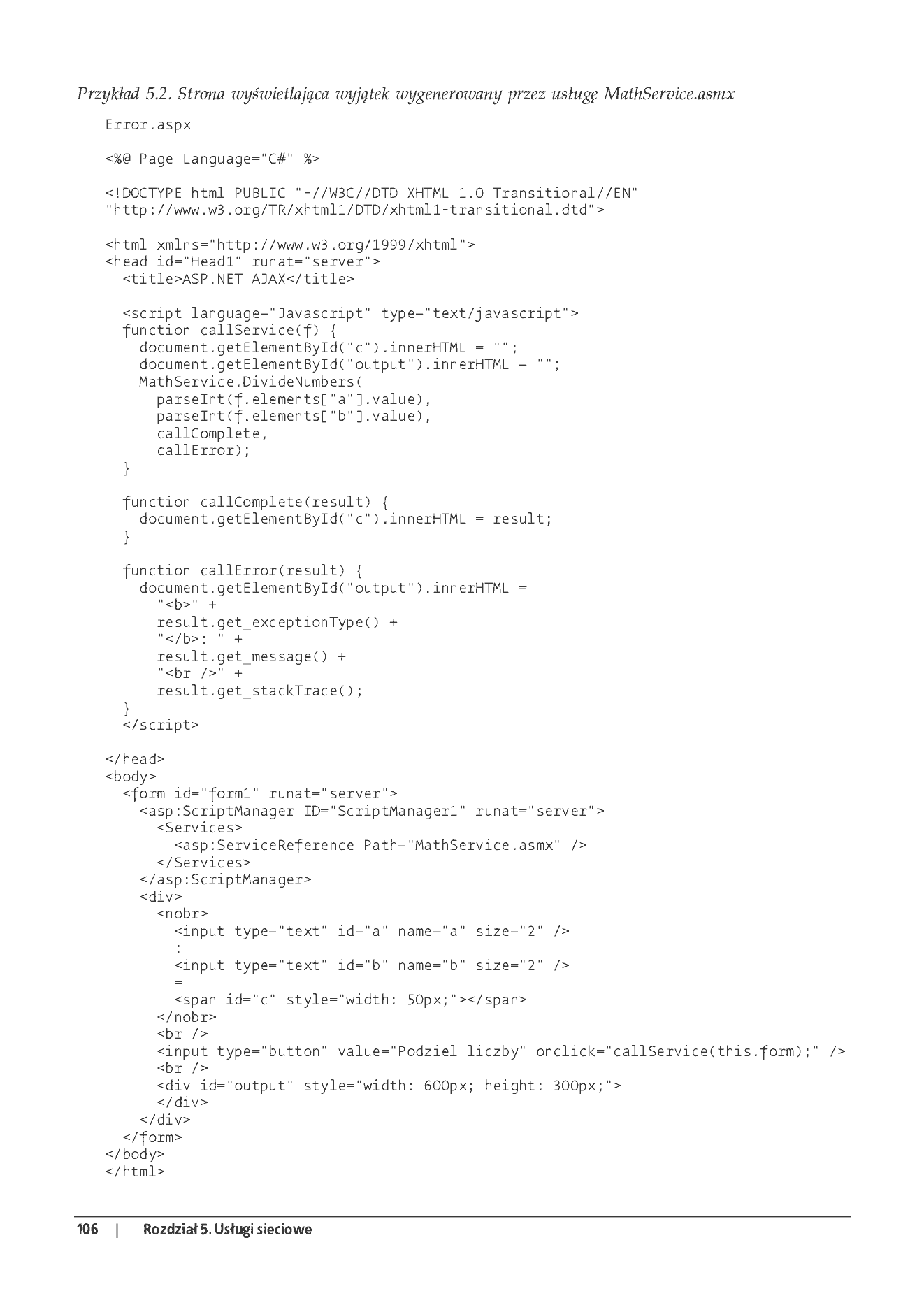 Fragment „ASP.NET AJAX. Programowanie w nurcie Web 2.0” — strona 10 z 33