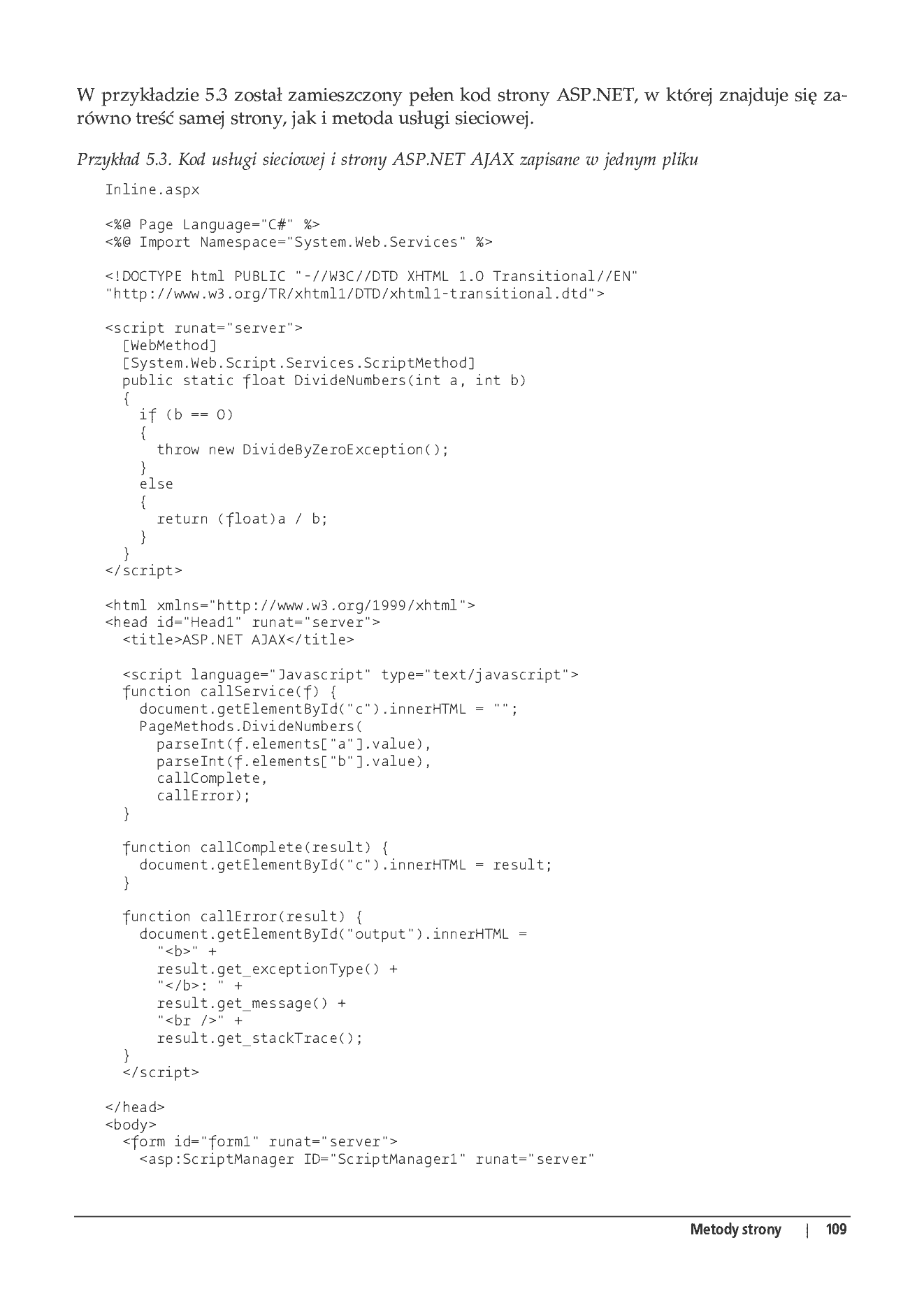 Fragment „ASP.NET AJAX. Programowanie w nurcie Web 2.0” — strona 13 z 33