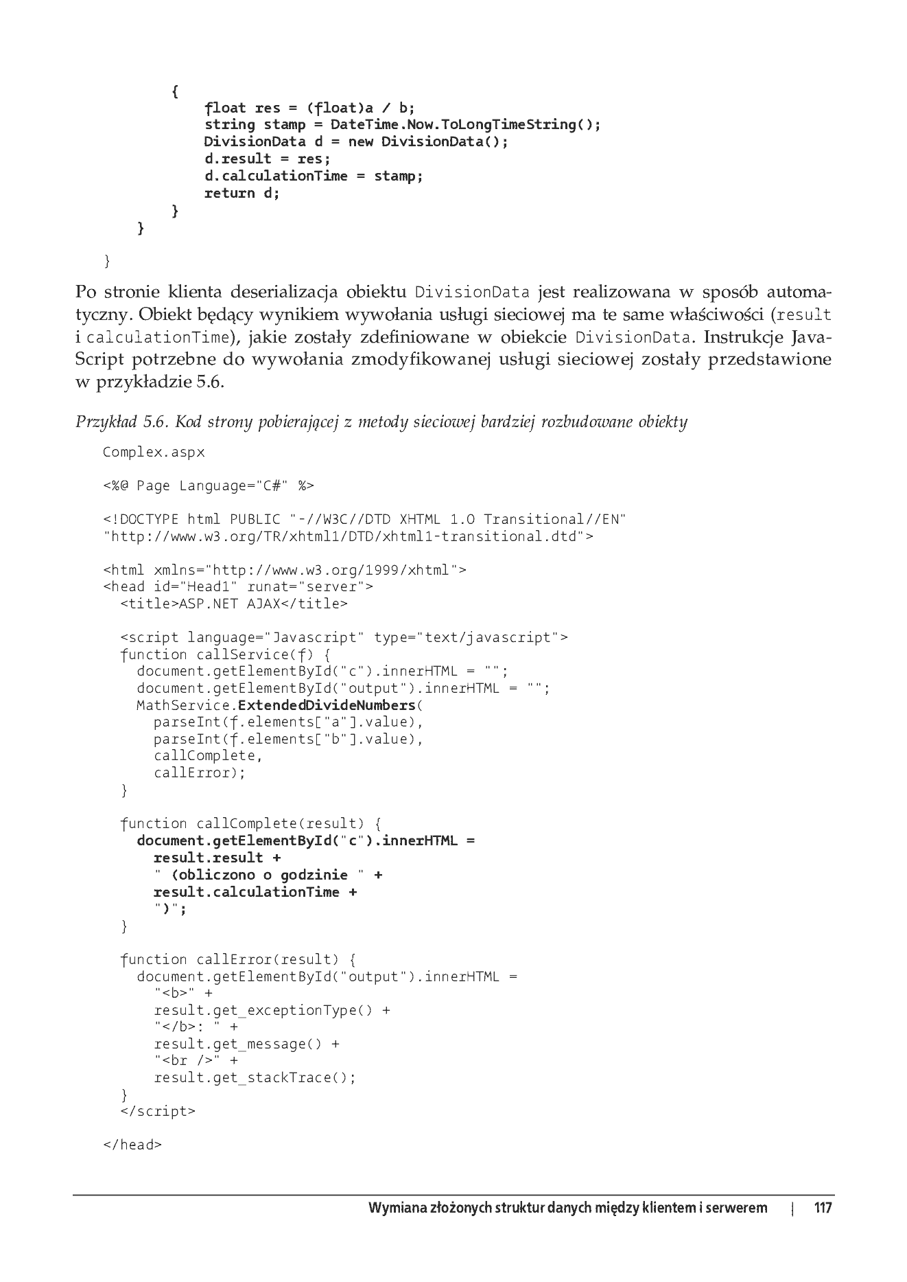Fragment „ASP.NET AJAX. Programowanie w nurcie Web 2.0” — strona 21 z 33