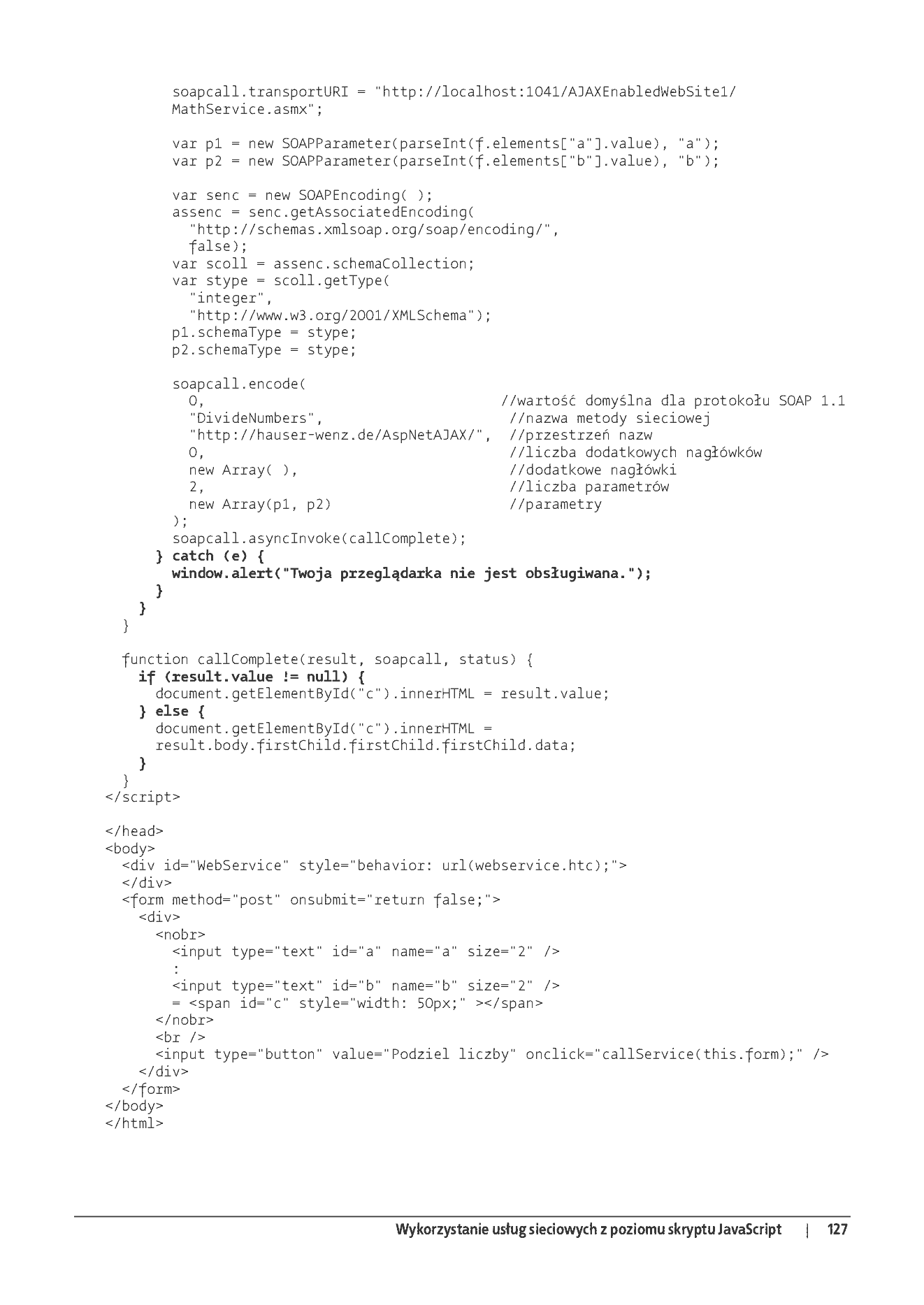 Fragment „ASP.NET AJAX. Programowanie w nurcie Web 2.0” — strona 31 z 33