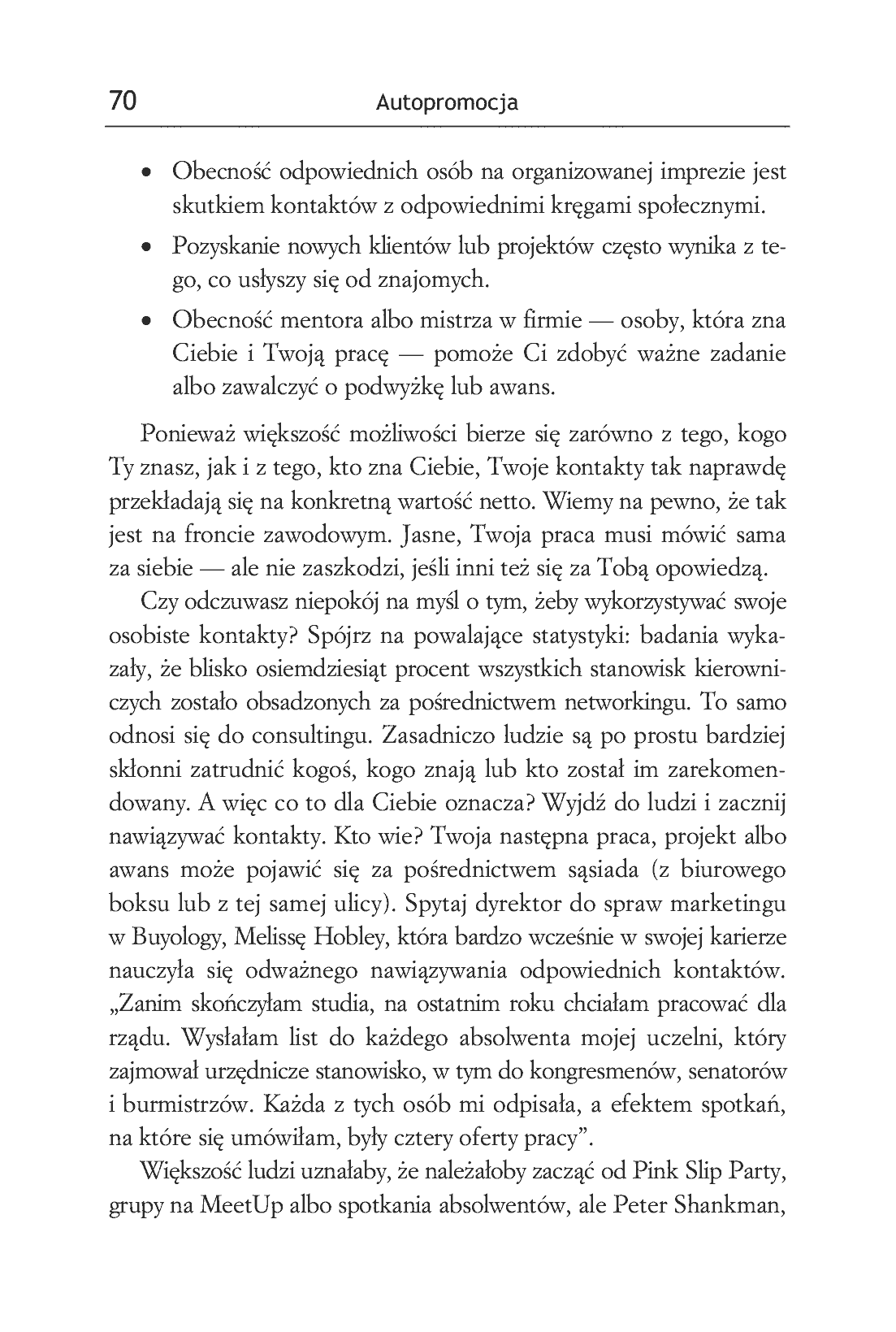Fragment „Autopromocja. Pokaż, na co Cię stać - szefowi, podwładnym i klientom” — strona 6 z 28