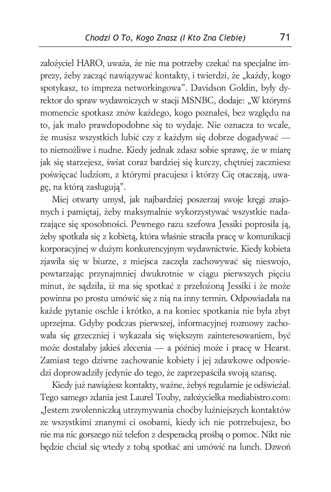 Fragment „Autopromocja. Pokaż, na co Cię stać - szefowi, podwładnym i klientom” — strona 7 z 28