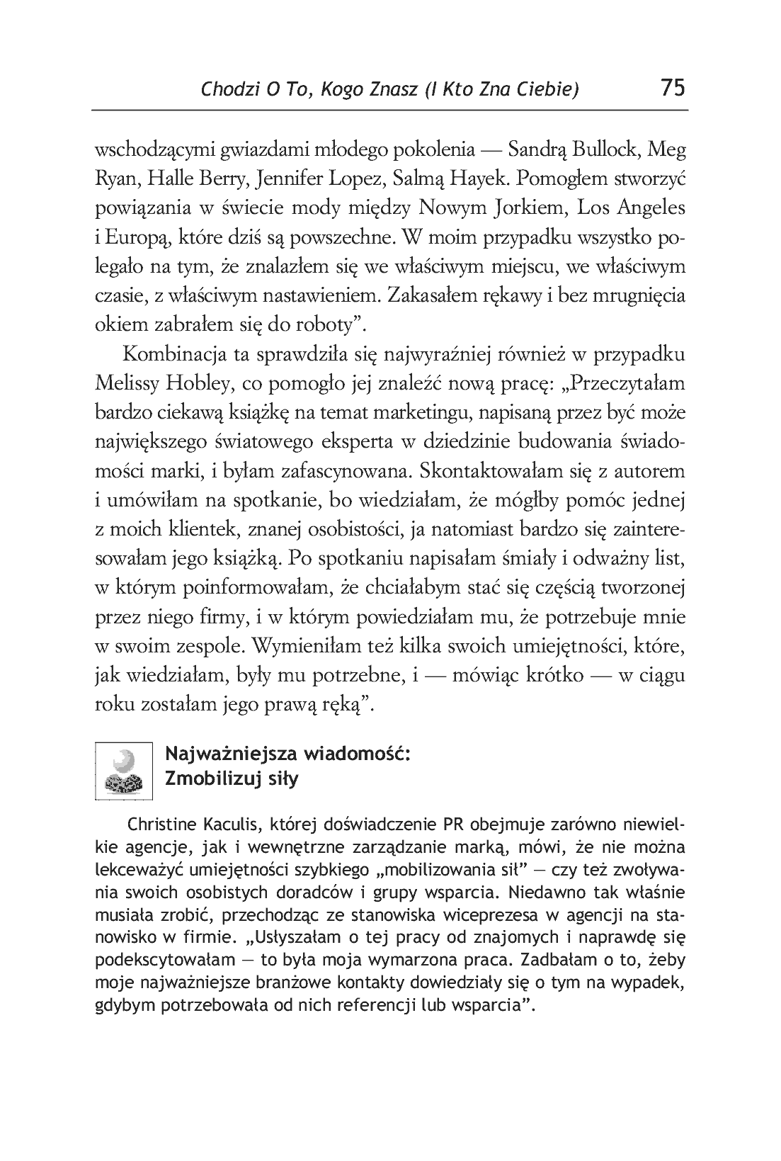 Fragment „Autopromocja. Pokaż, na co Cię stać - szefowi, podwładnym i klientom” — strona 11 z 28