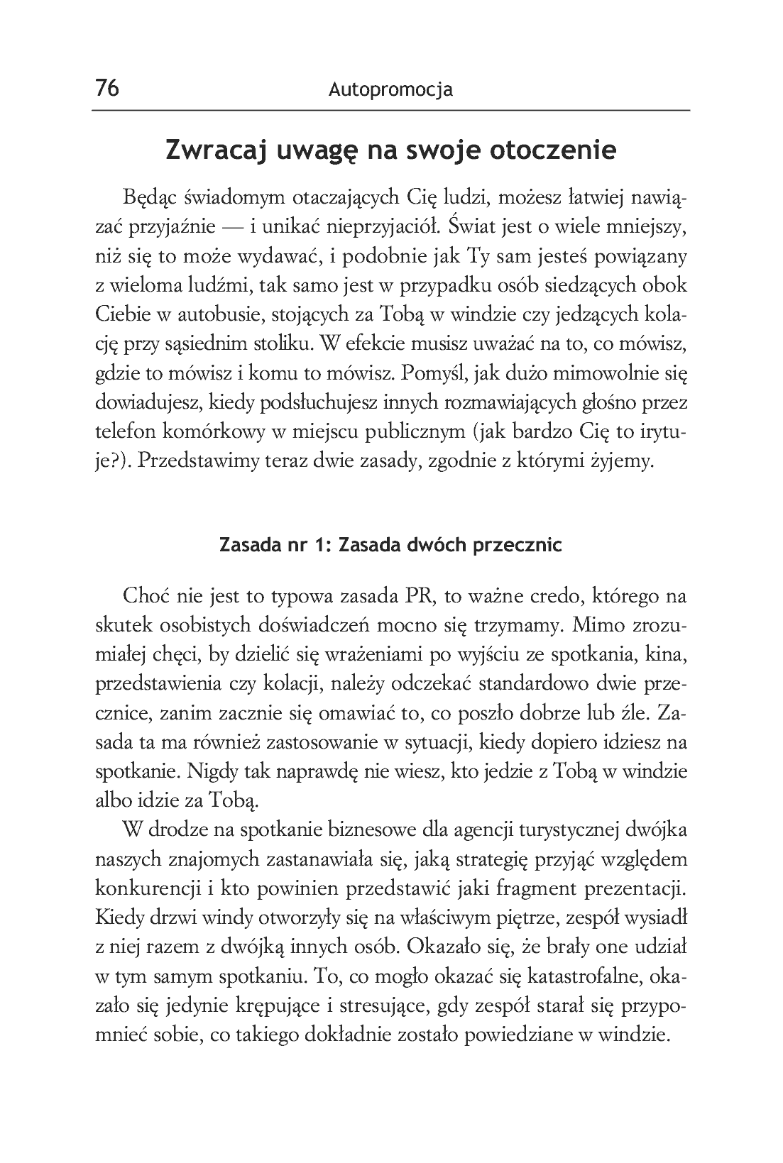 Fragment „Autopromocja. Pokaż, na co Cię stać - szefowi, podwładnym i klientom” — strona 12 z 28