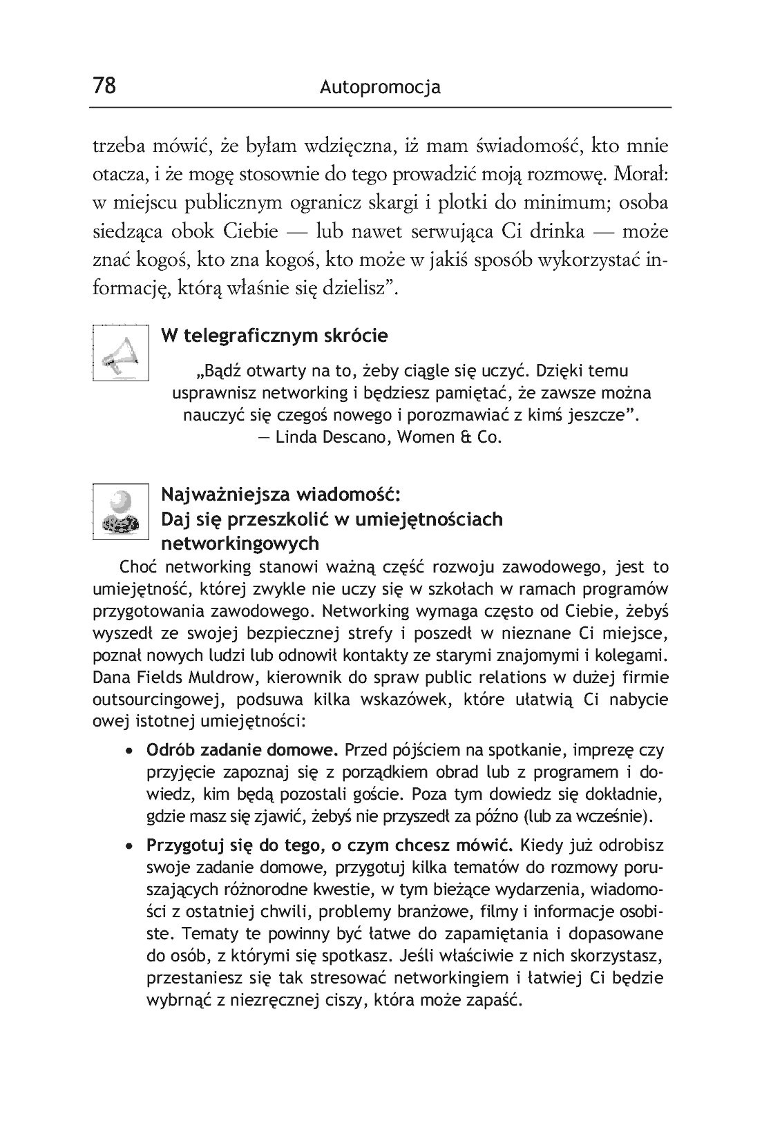 Fragment „Autopromocja. Pokaż, na co Cię stać - szefowi, podwładnym i klientom” — strona 14 z 28