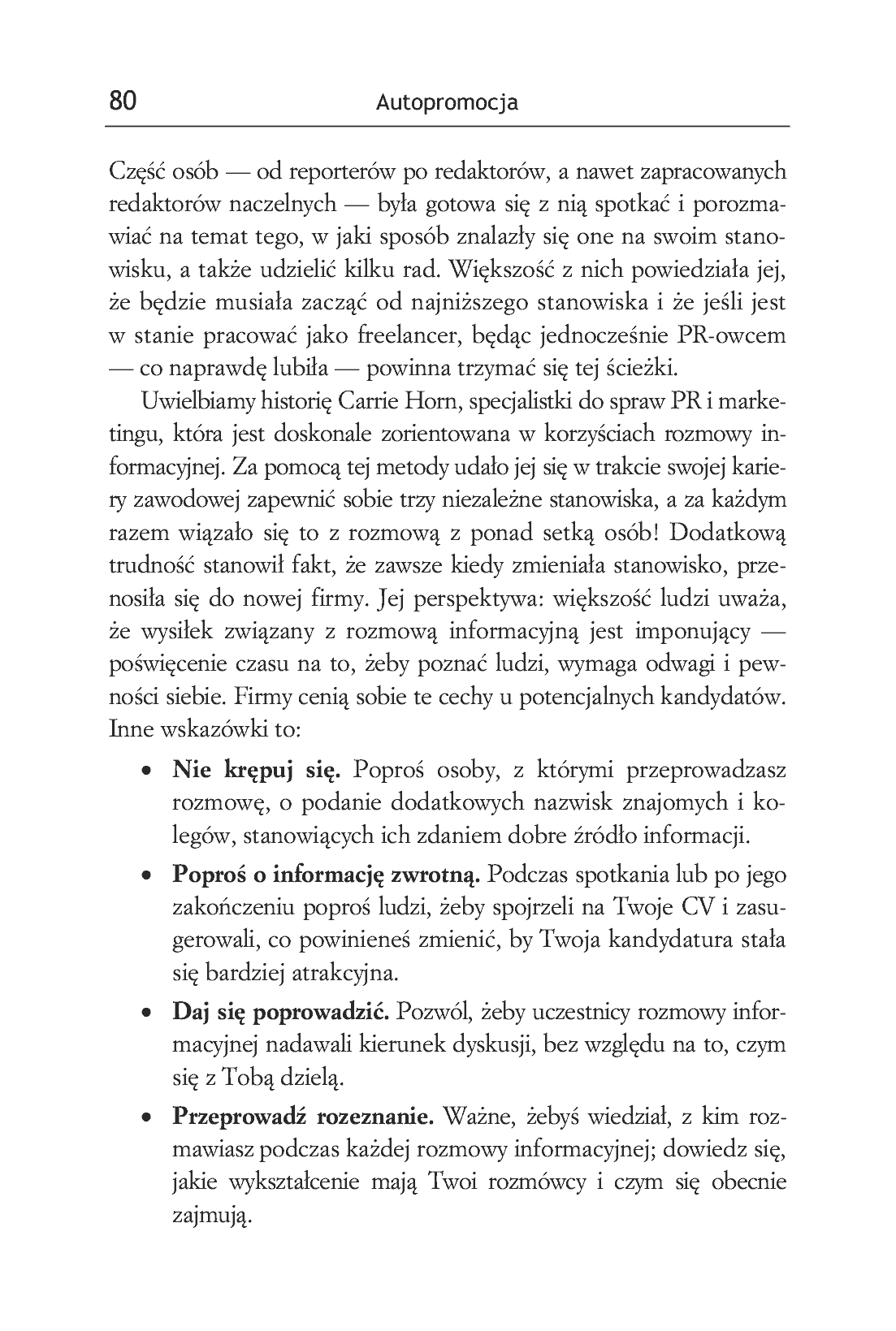 Fragment „Autopromocja. Pokaż, na co Cię stać - szefowi, podwładnym i klientom” — strona 16 z 28