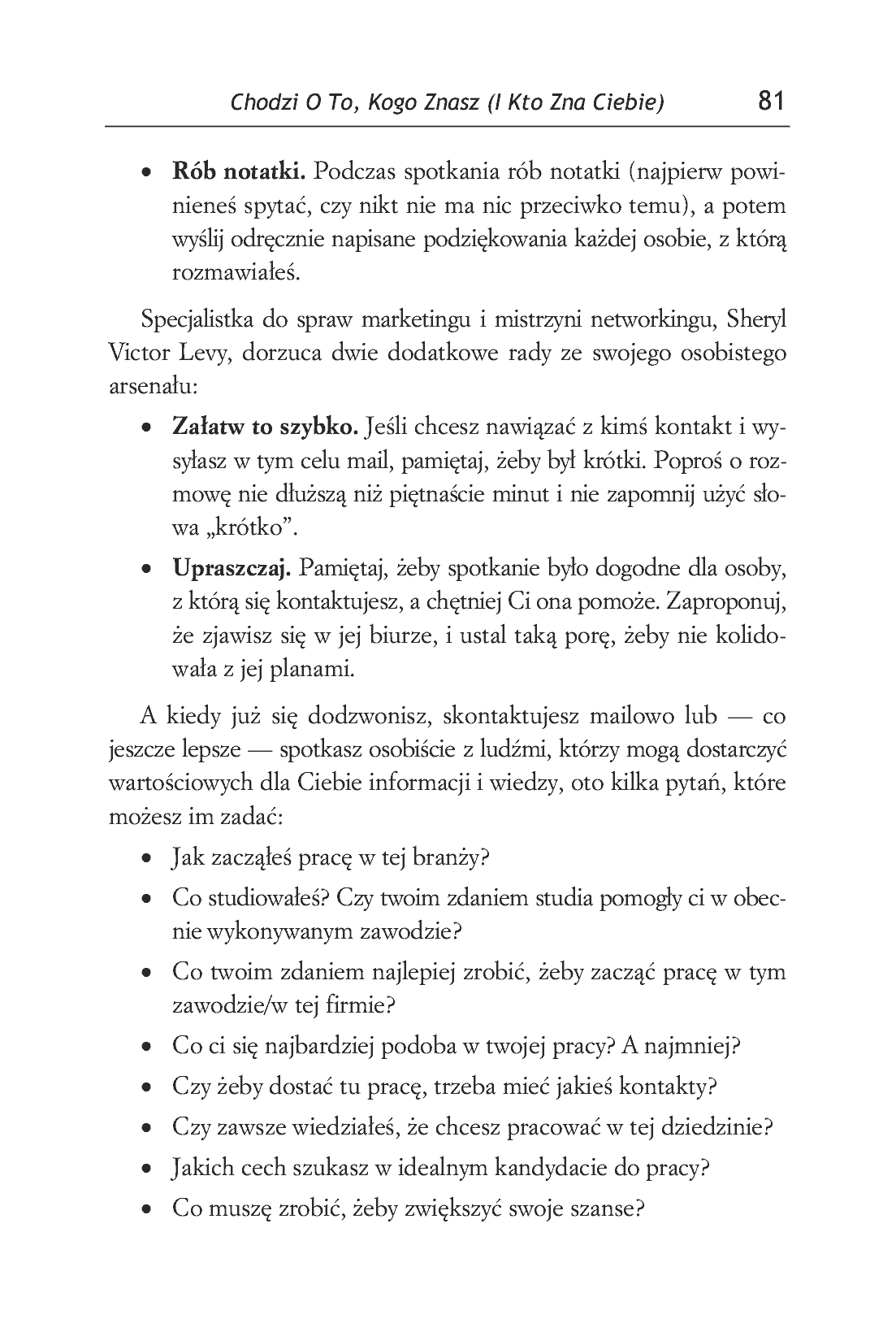 Fragment „Autopromocja. Pokaż, na co Cię stać - szefowi, podwładnym i klientom” — strona 17 z 28