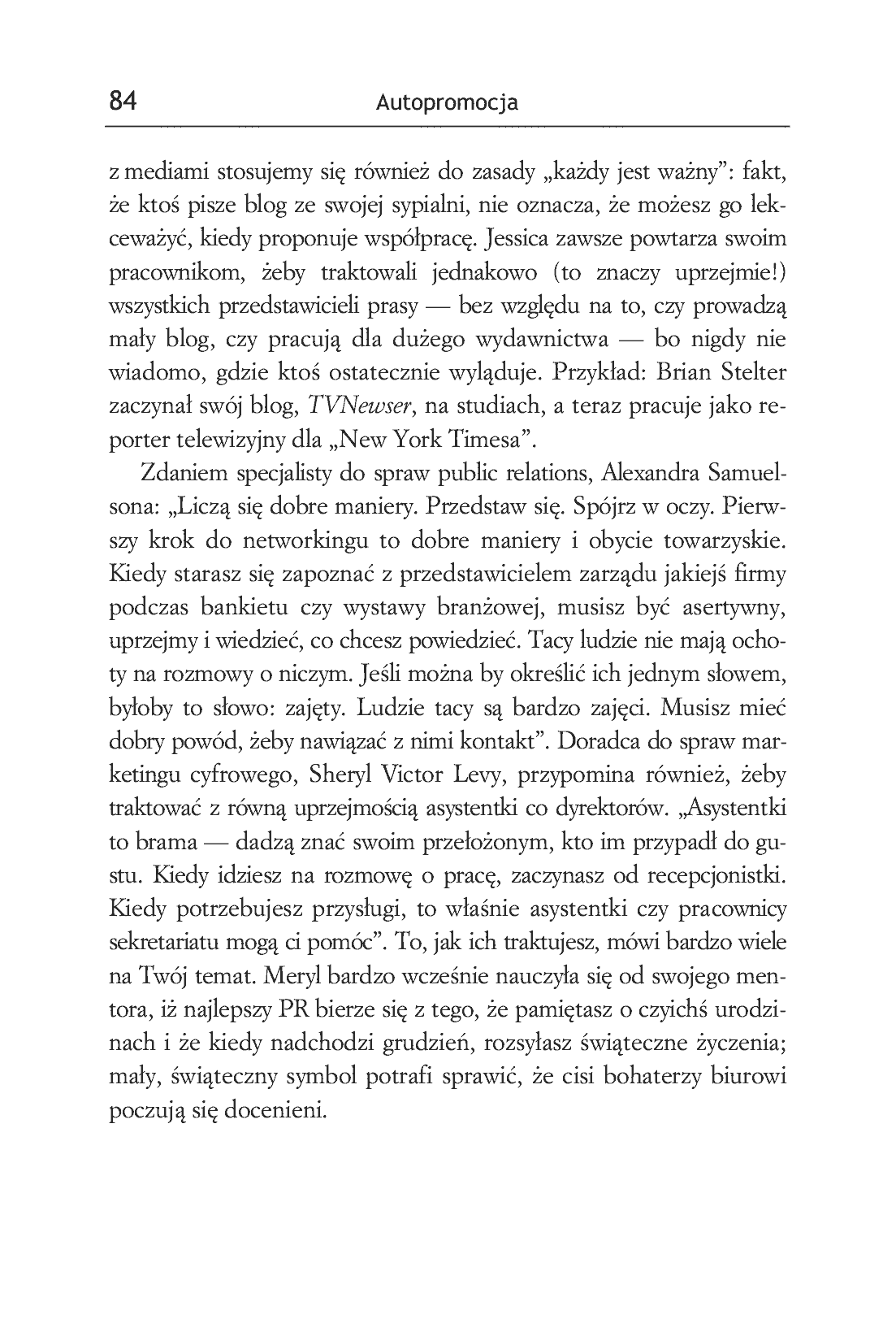 Fragment „Autopromocja. Pokaż, na co Cię stać - szefowi, podwładnym i klientom” — strona 20 z 28