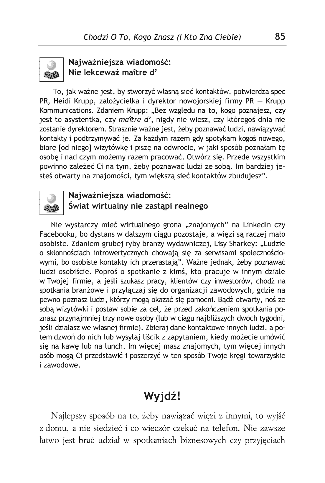 Fragment „Autopromocja. Pokaż, na co Cię stać - szefowi, podwładnym i klientom” — strona 21 z 28
