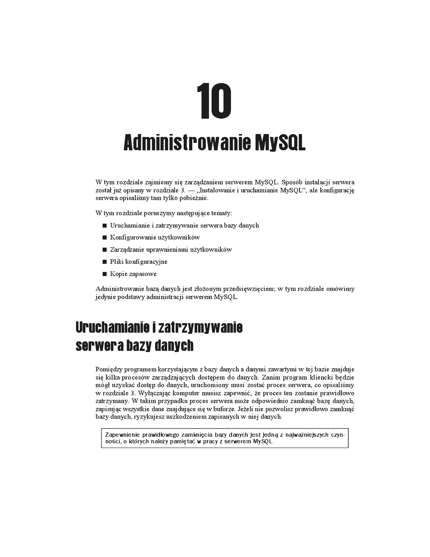 Fragment „Bazy danych i MySQL. Od podstaw” — strona 9 z 37
