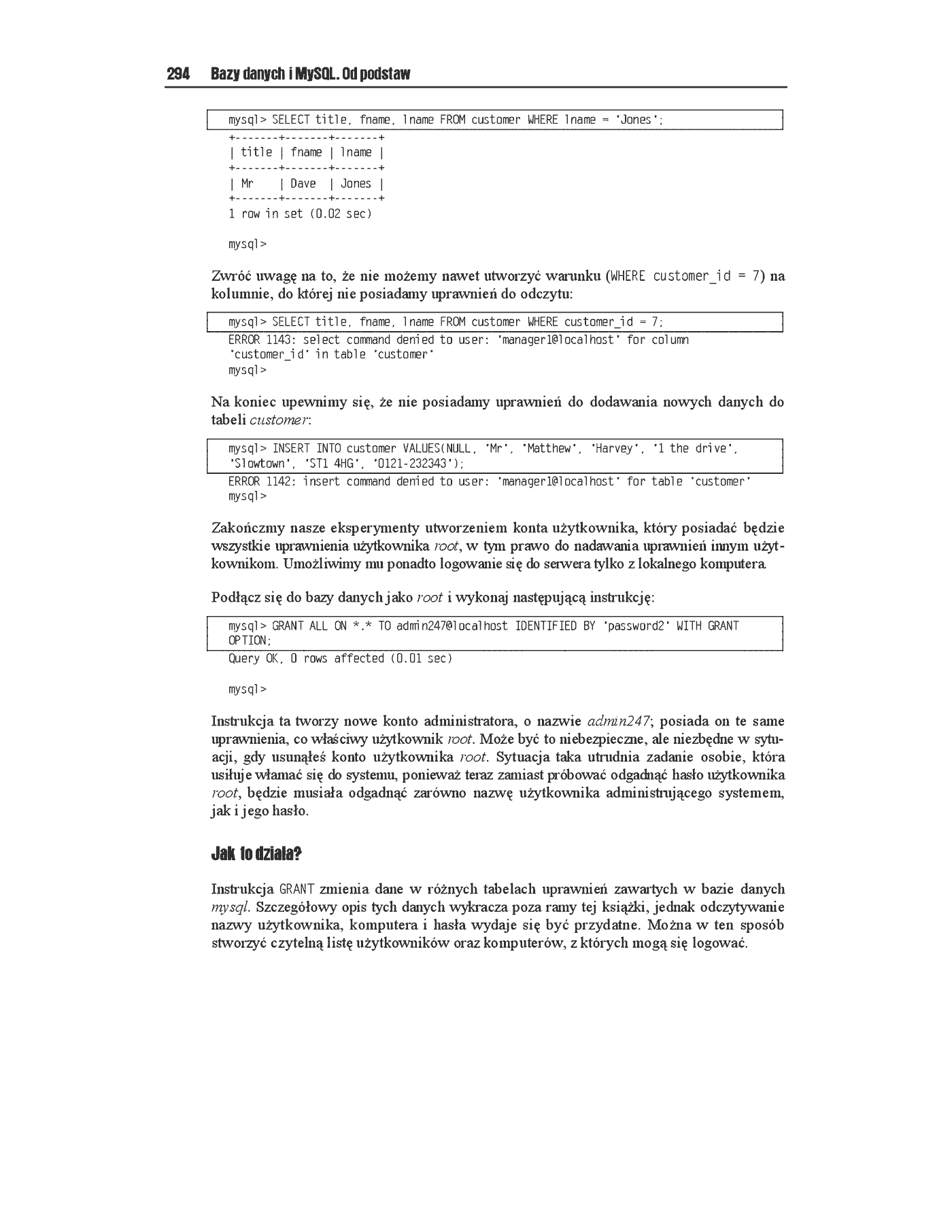 Fragment „Bazy danych i MySQL. Od podstaw” — strona 24 z 37