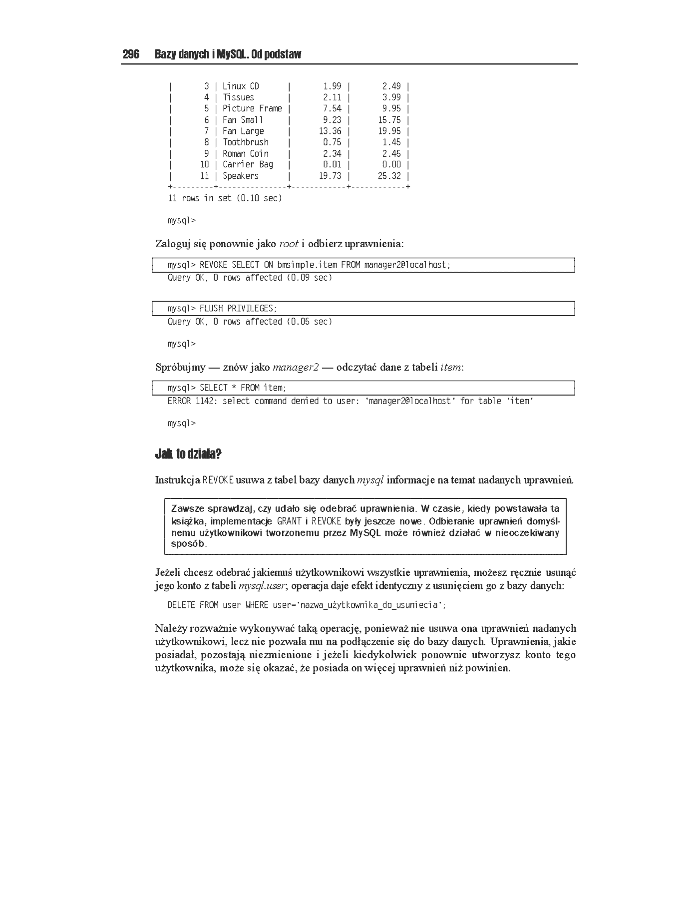 Fragment „Bazy danych i MySQL. Od podstaw” — strona 26 z 37