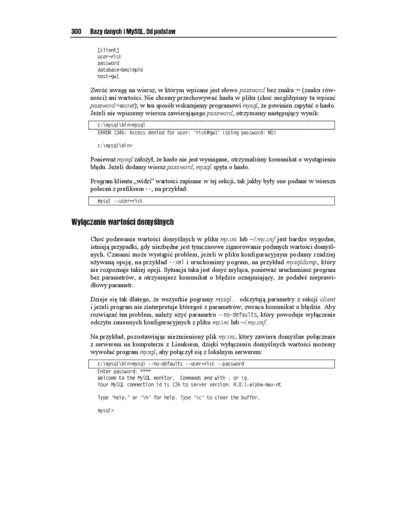 Fragment „Bazy danych i MySQL. Od podstaw” — strona 30 z 37