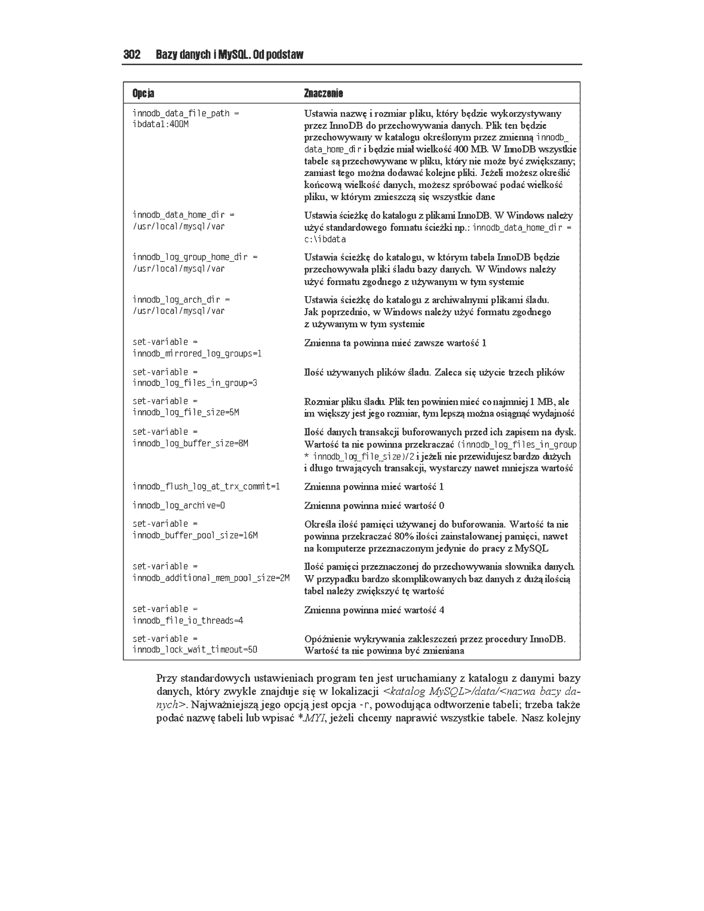Fragment „Bazy danych i MySQL. Od podstaw” — strona 32 z 37