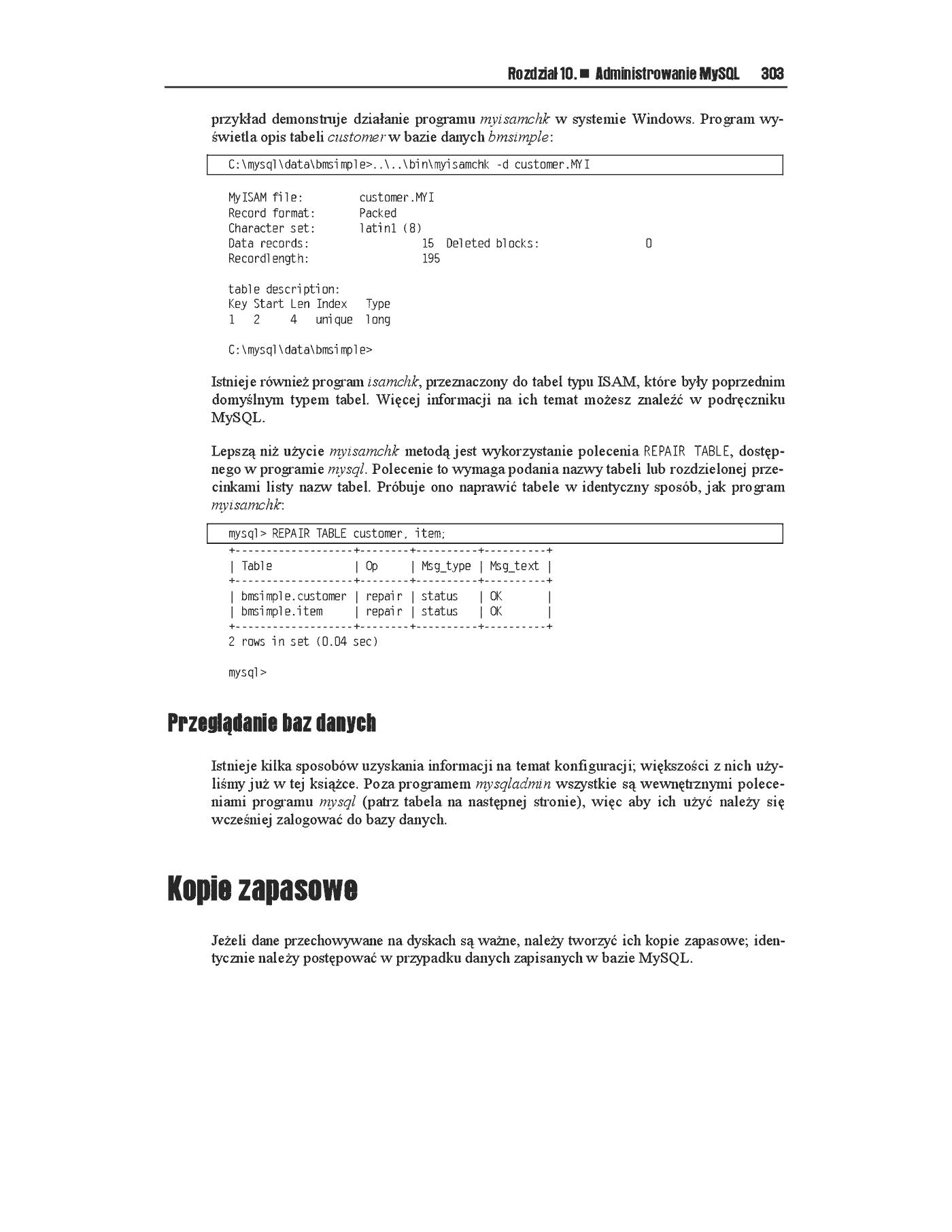 Fragment „Bazy danych i MySQL. Od podstaw” — strona 33 z 37