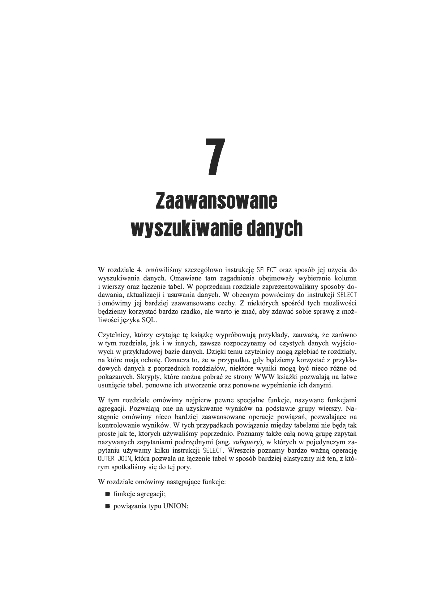 Fragment „Bazy danych i PostgreSQL. Od podstaw” — strona 13 z 39