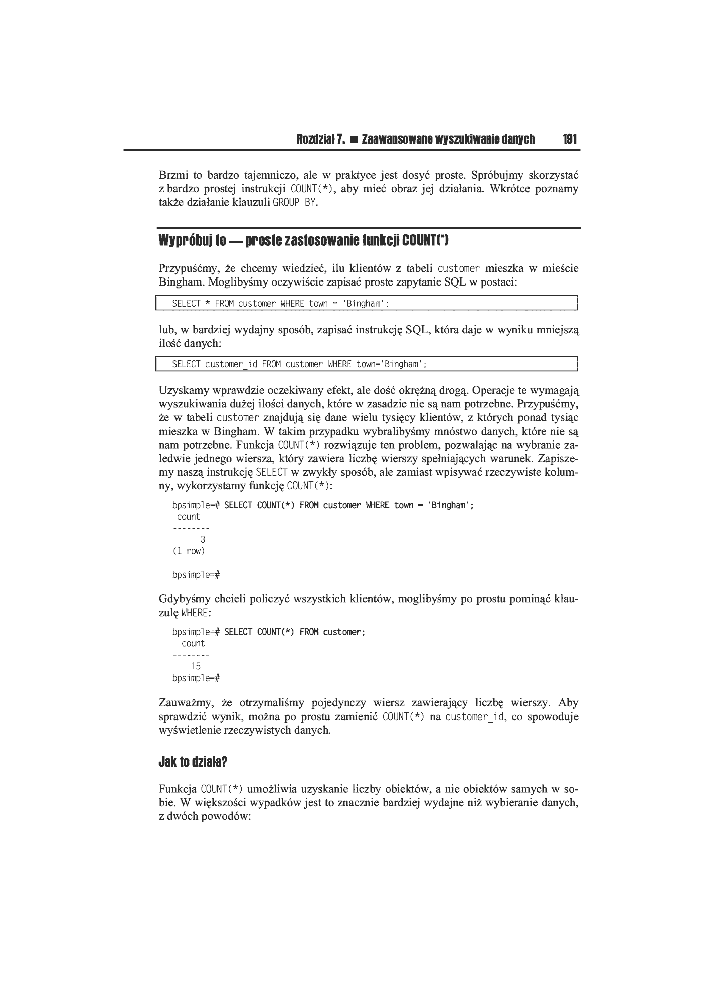 Fragment „Bazy danych i PostgreSQL. Od podstaw” — strona 15 z 39
