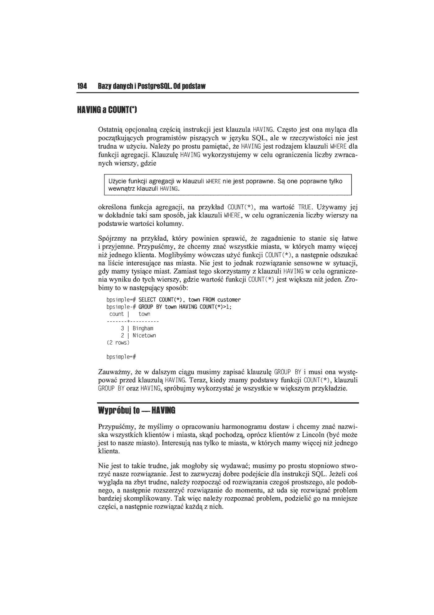 Fragment „Bazy danych i PostgreSQL. Od podstaw” — strona 18 z 39