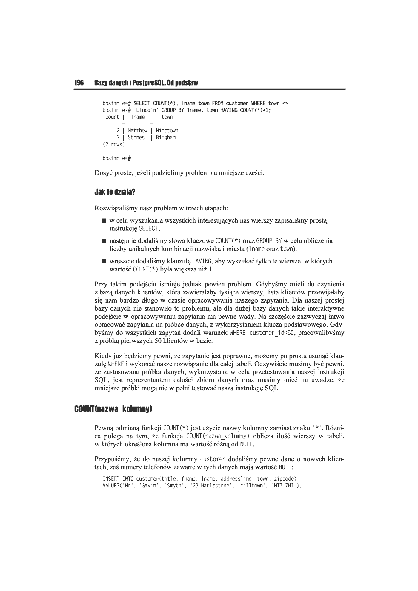 Fragment „Bazy danych i PostgreSQL. Od podstaw” — strona 20 z 39