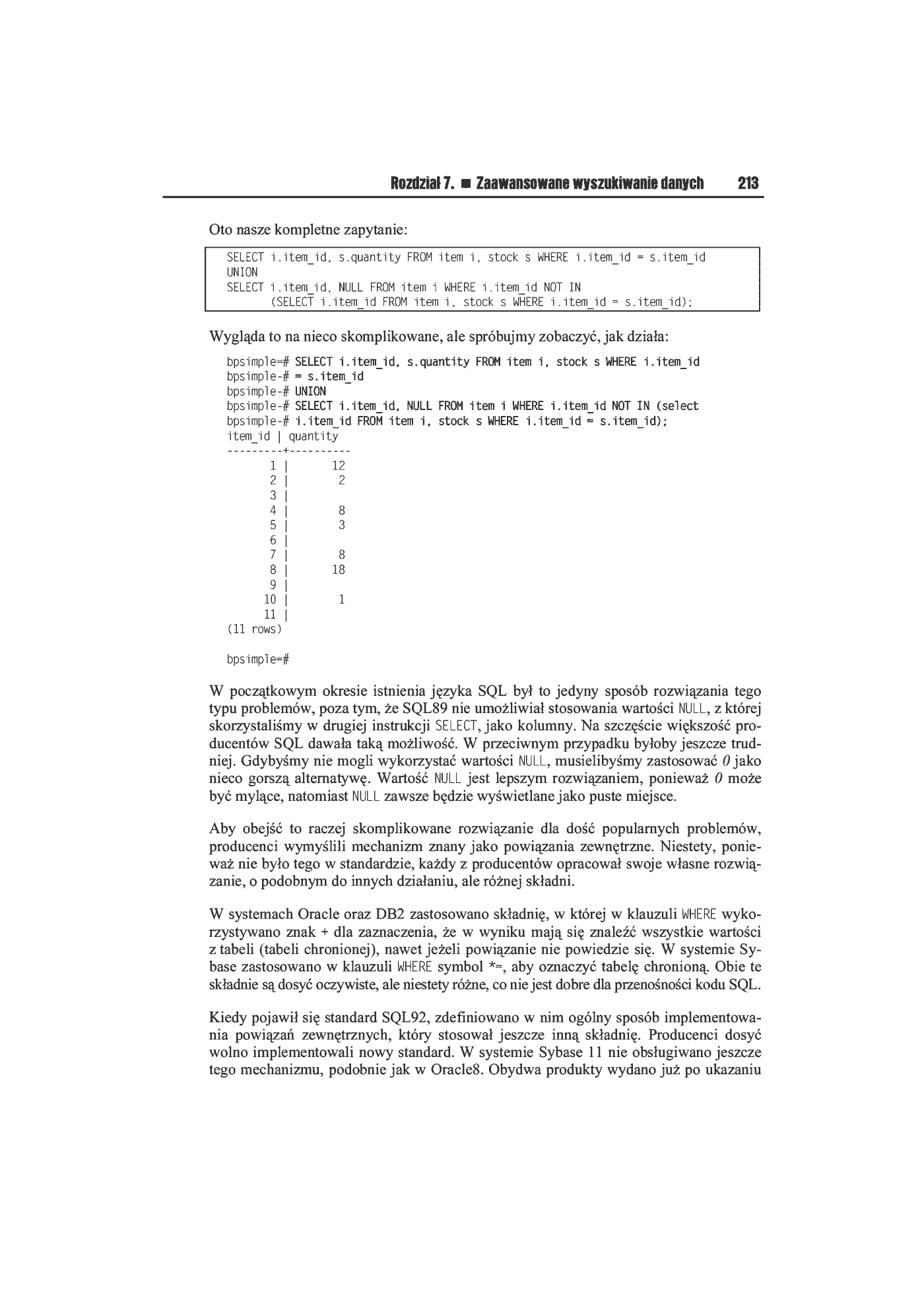 Fragment „Bazy danych i PostgreSQL. Od podstaw” — strona 37 z 39