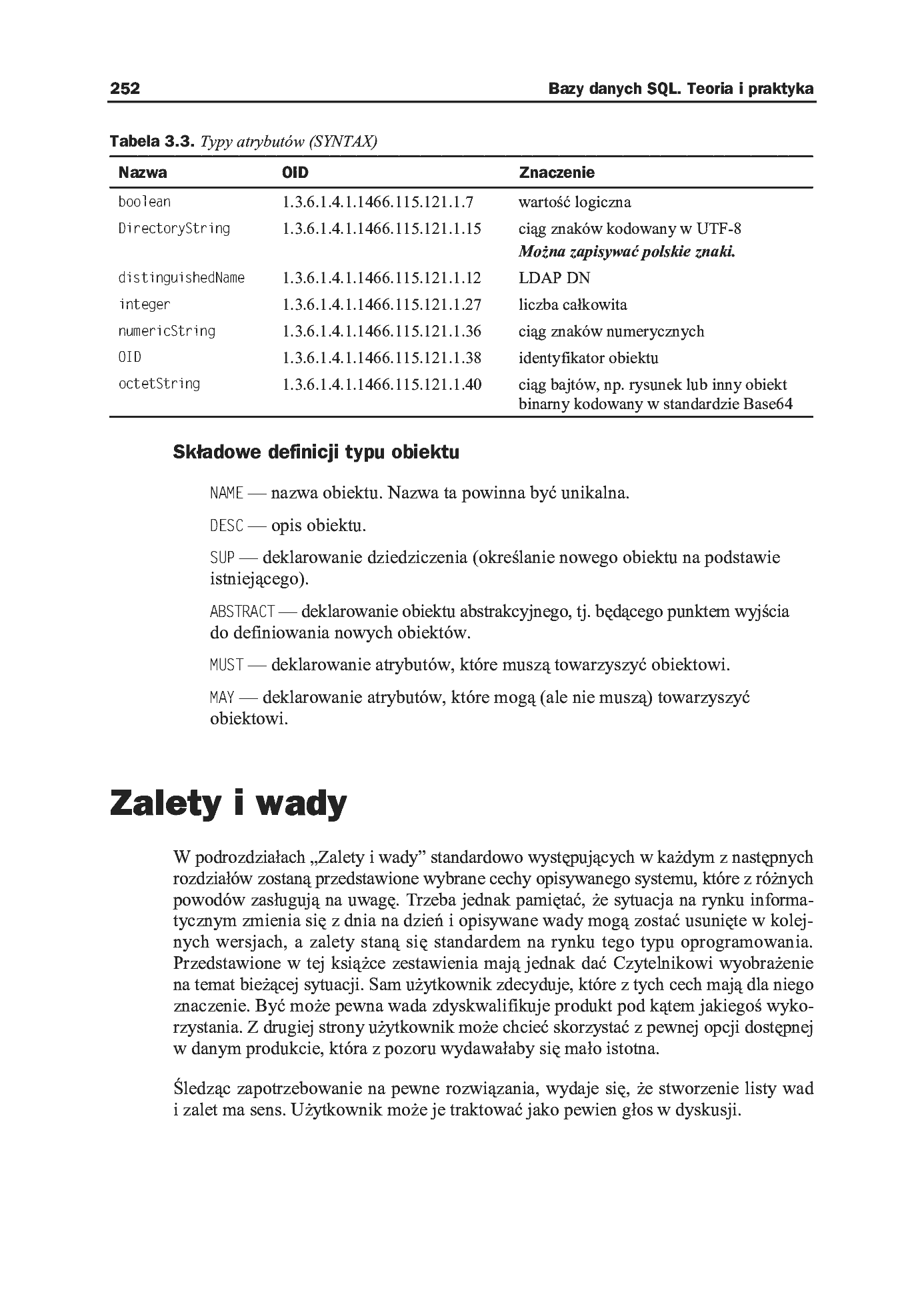 Fragment „Bazy danych SQL. Teoria i praktyka” — strona 13 z 20