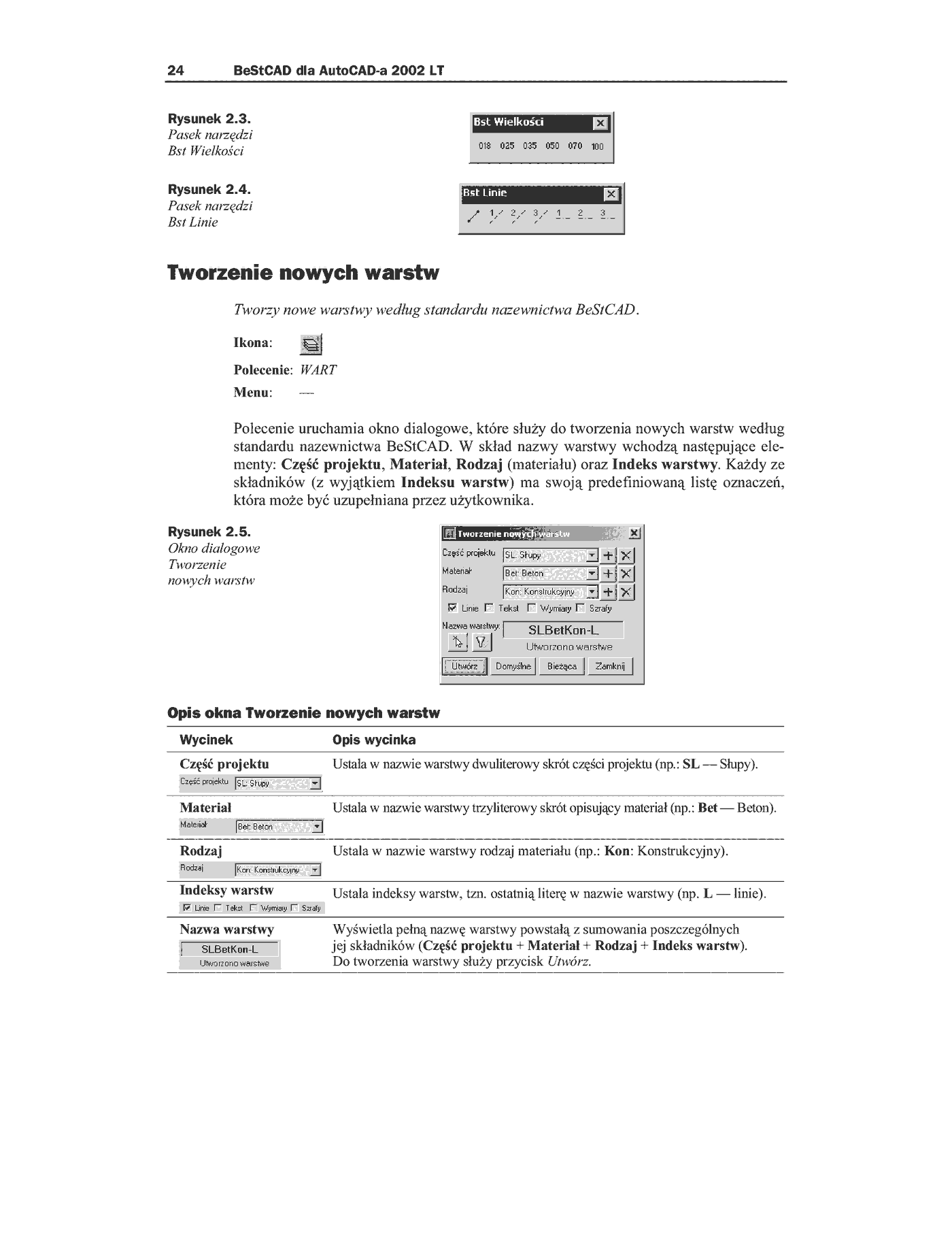 Fragment „BeStCAD dla AutoCAD-a 2002 LT” — strona 6 z 12