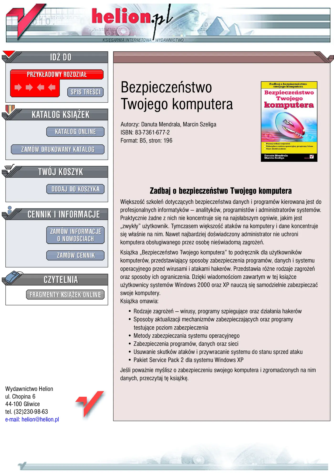 Fragment „Bezpieczeństwo Twojego komputera” — strona 1 z 21