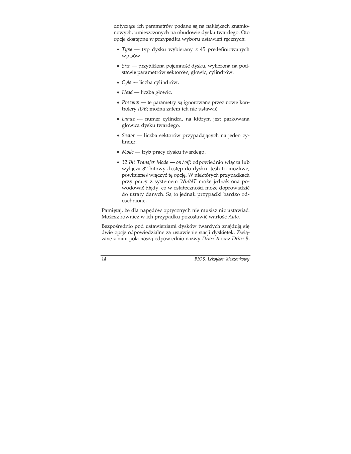 Fragment „BIOS. Leksykon kieszonkowy” — strona 7 z 20