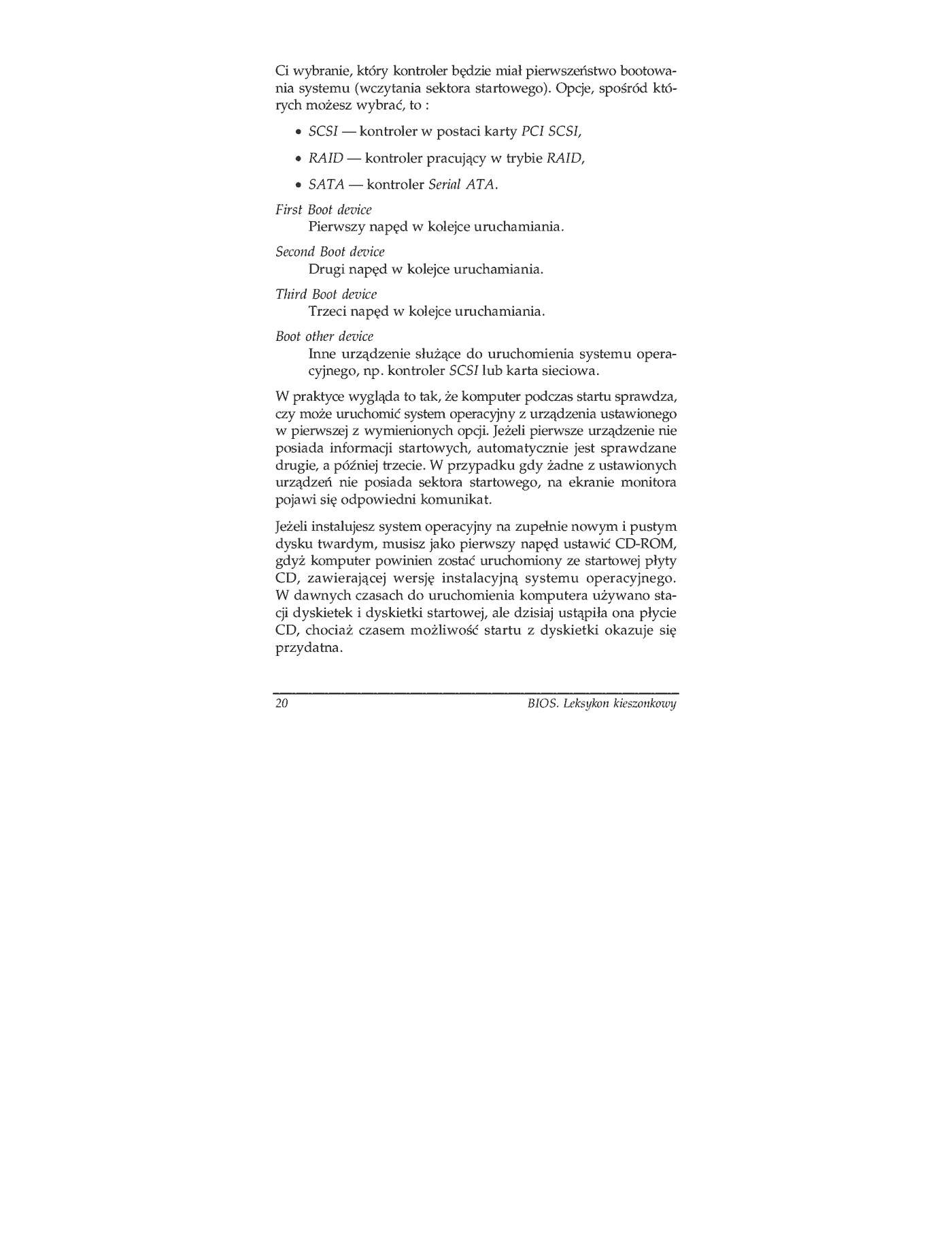 Fragment „BIOS. Leksykon kieszonkowy” — strona 13 z 20
