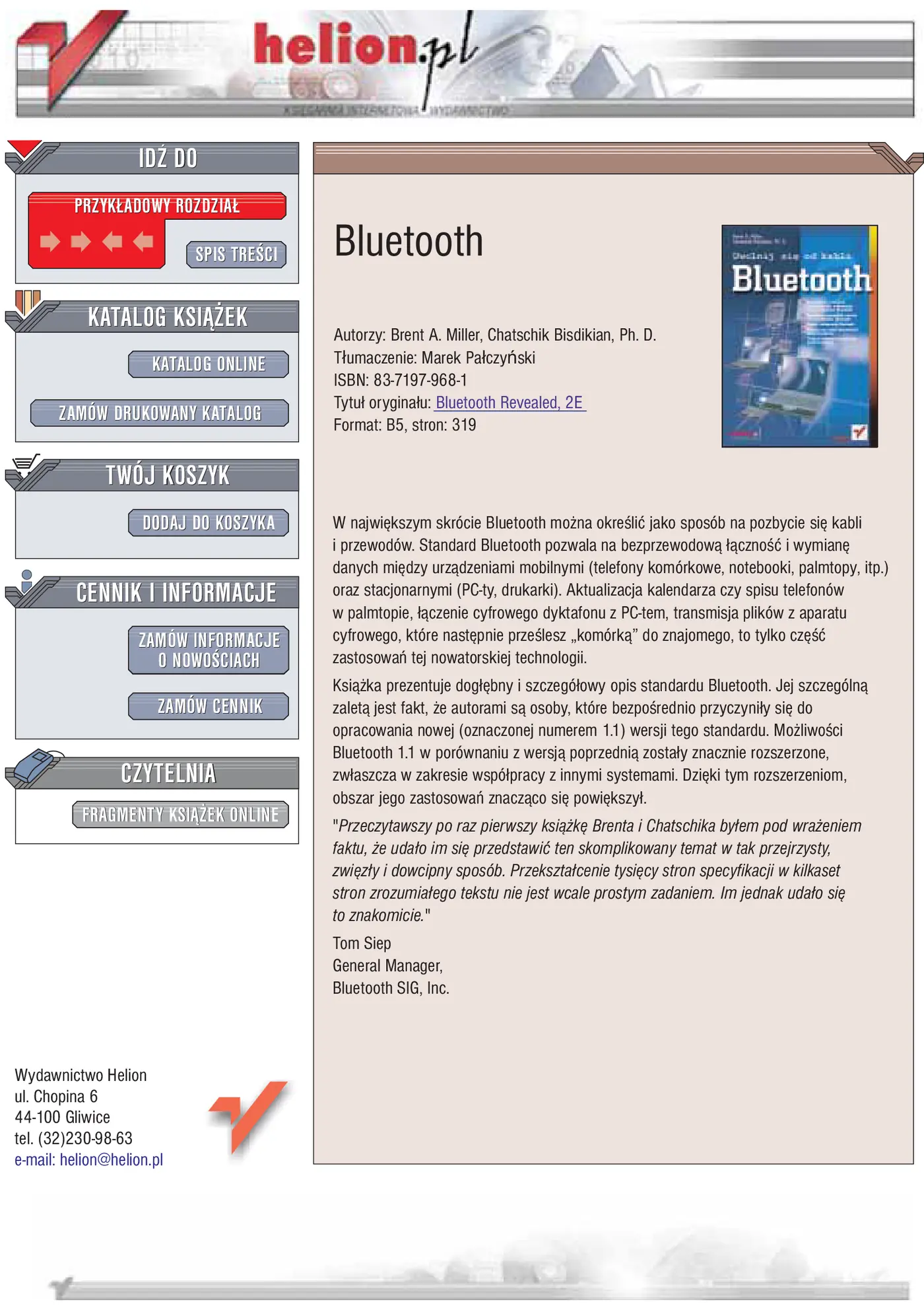 Fragment „Bluetooth” — strona 1 z 18
