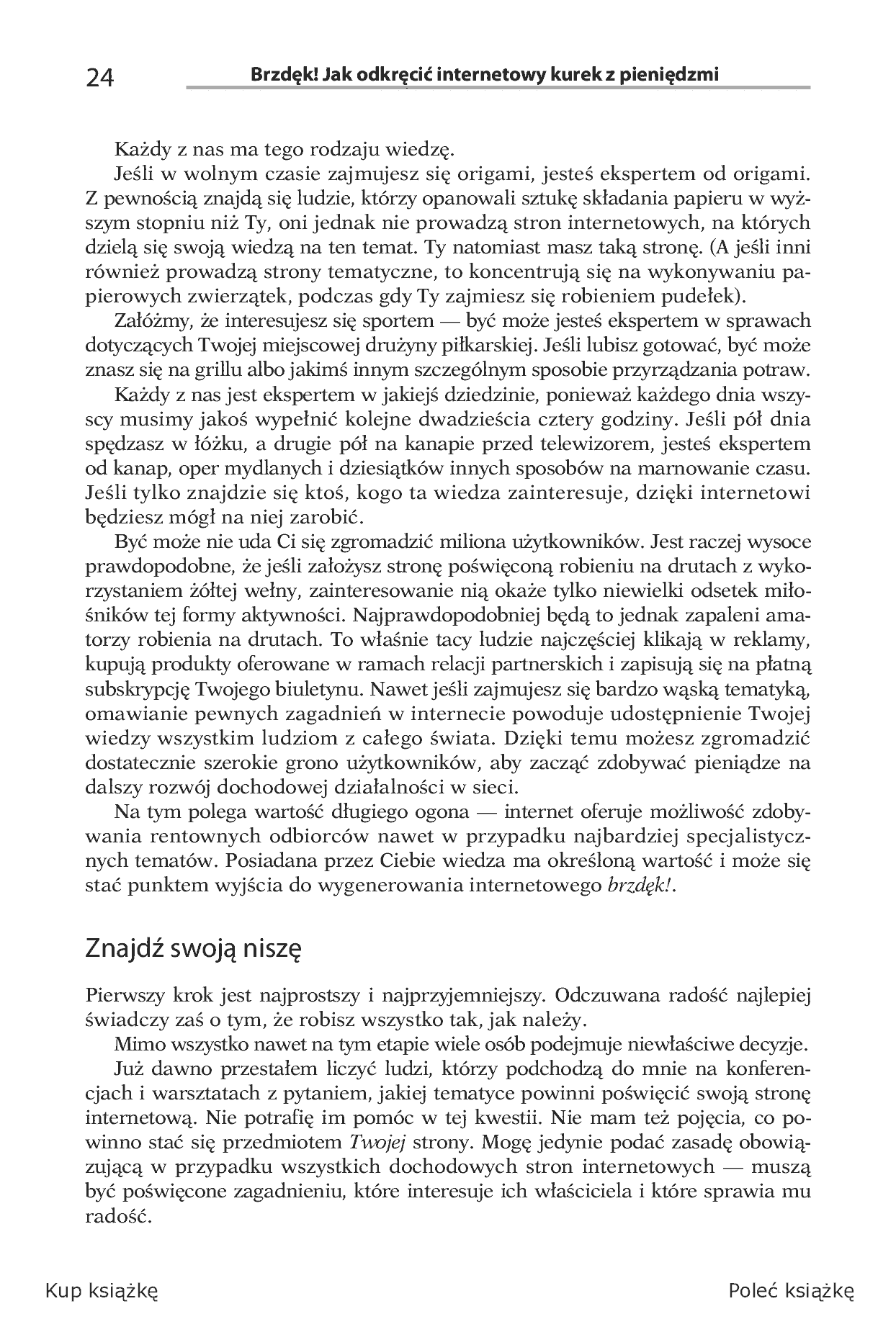 Fragment „Brzdęk! Jak odkręcić internetowy kurek z pieniędzmi” — strona 6 z 29