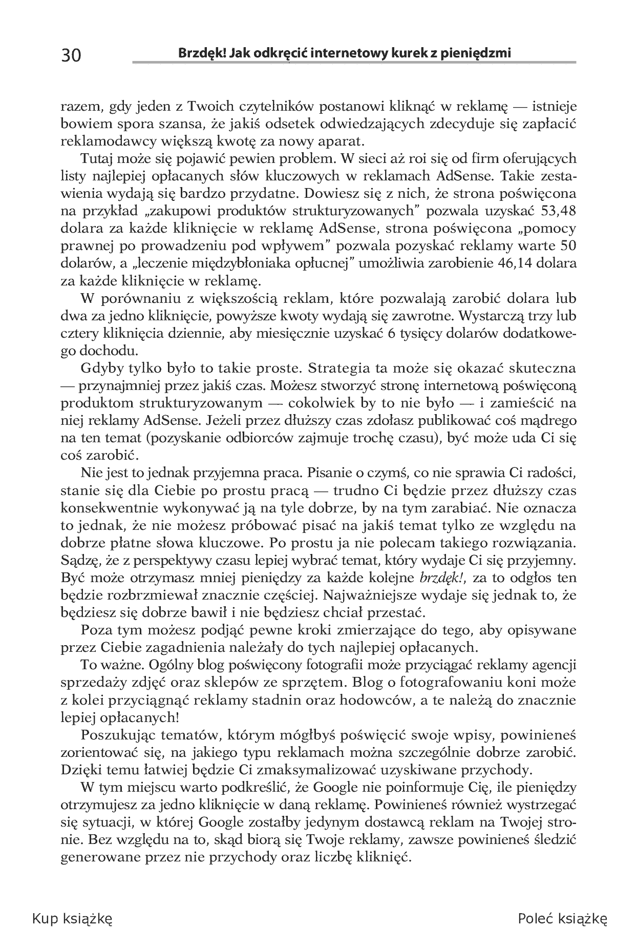 Fragment „Brzdęk! Jak odkręcić internetowy kurek z pieniędzmi” — strona 12 z 29