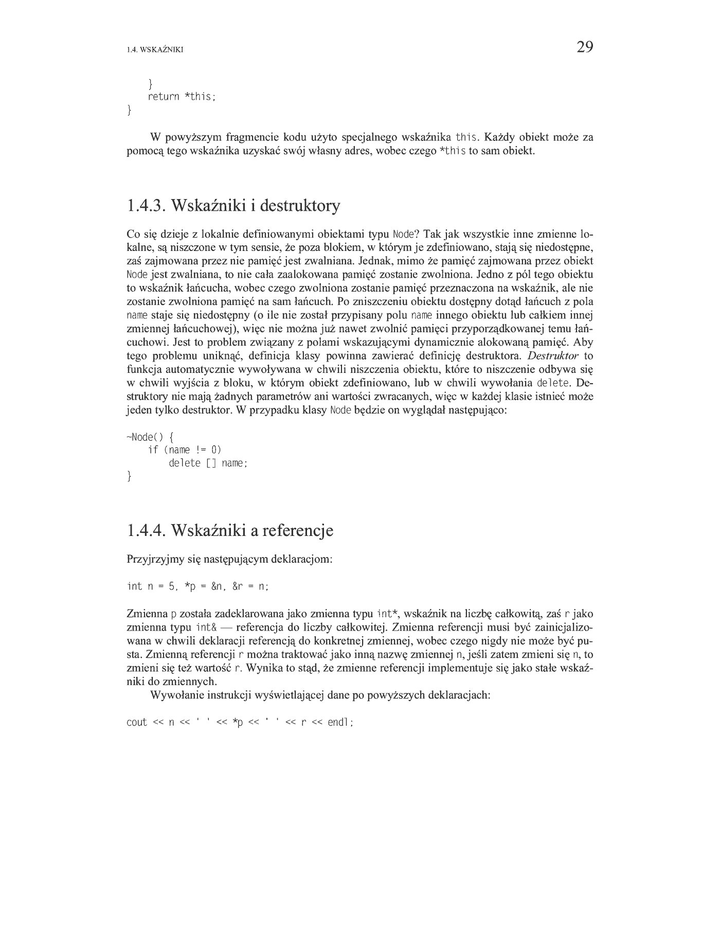 Fragment „C++. Algorytmy i struktury danych” — strona 22 z 53