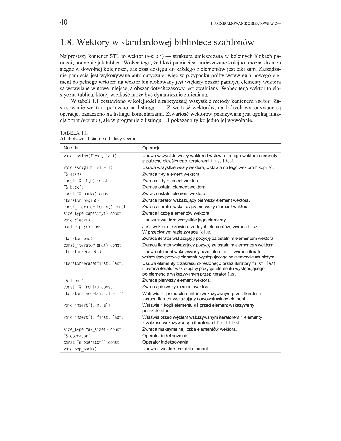 Fragment „C++. Algorytmy i struktury danych” — strona 33 z 53