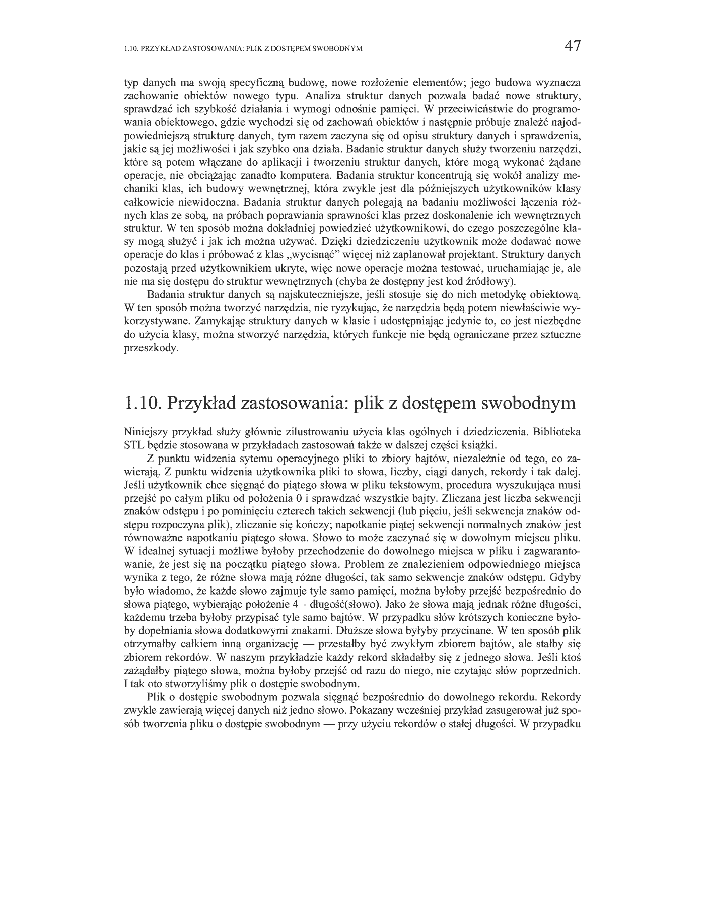 Fragment „C++. Algorytmy i struktury danych” — strona 40 z 53
