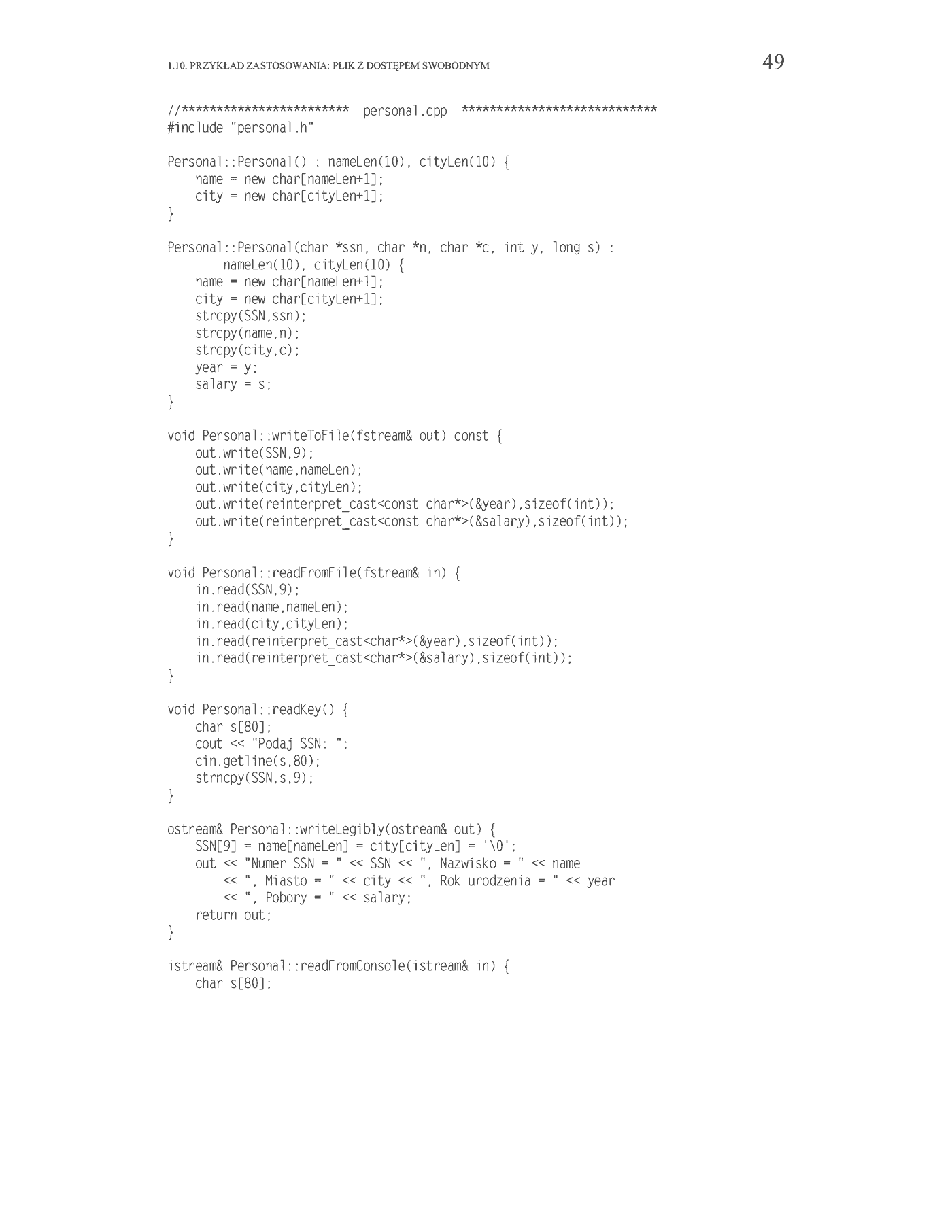 Fragment „C++. Algorytmy i struktury danych” — strona 42 z 53