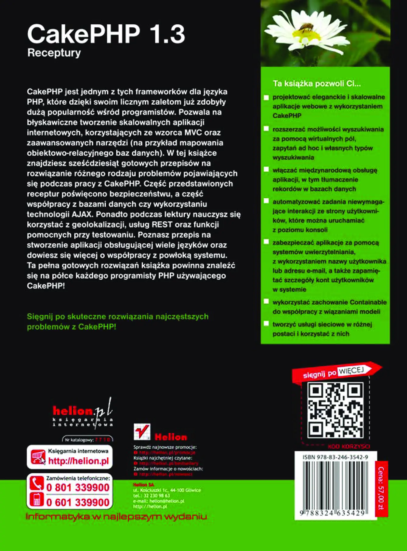Fragment „CakePHP 1.3. Programowanie aplikacji. Receptury” — strona 35 z 35