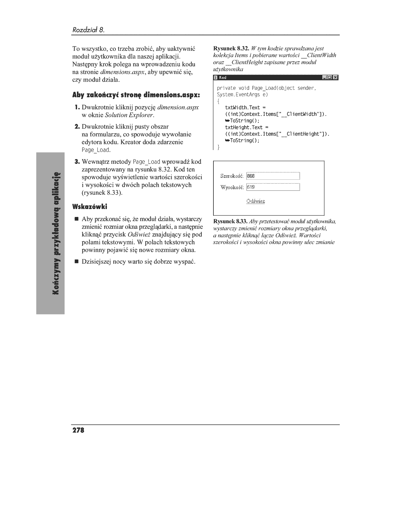 Fragment „C# i ASP.NET. Szybki start” — strona 37 z 37
