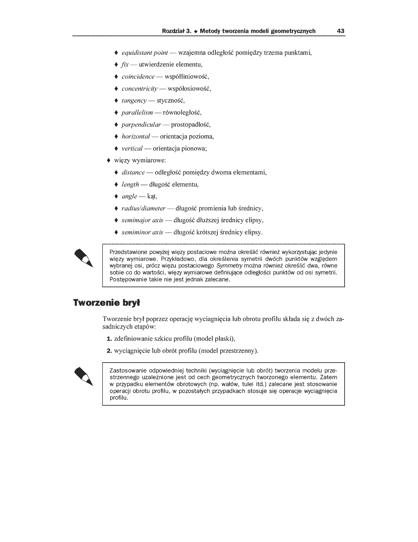 Fragment „CATIA. Podstawy modelowania i zapisu konstrukcji” — strona 11 z 11