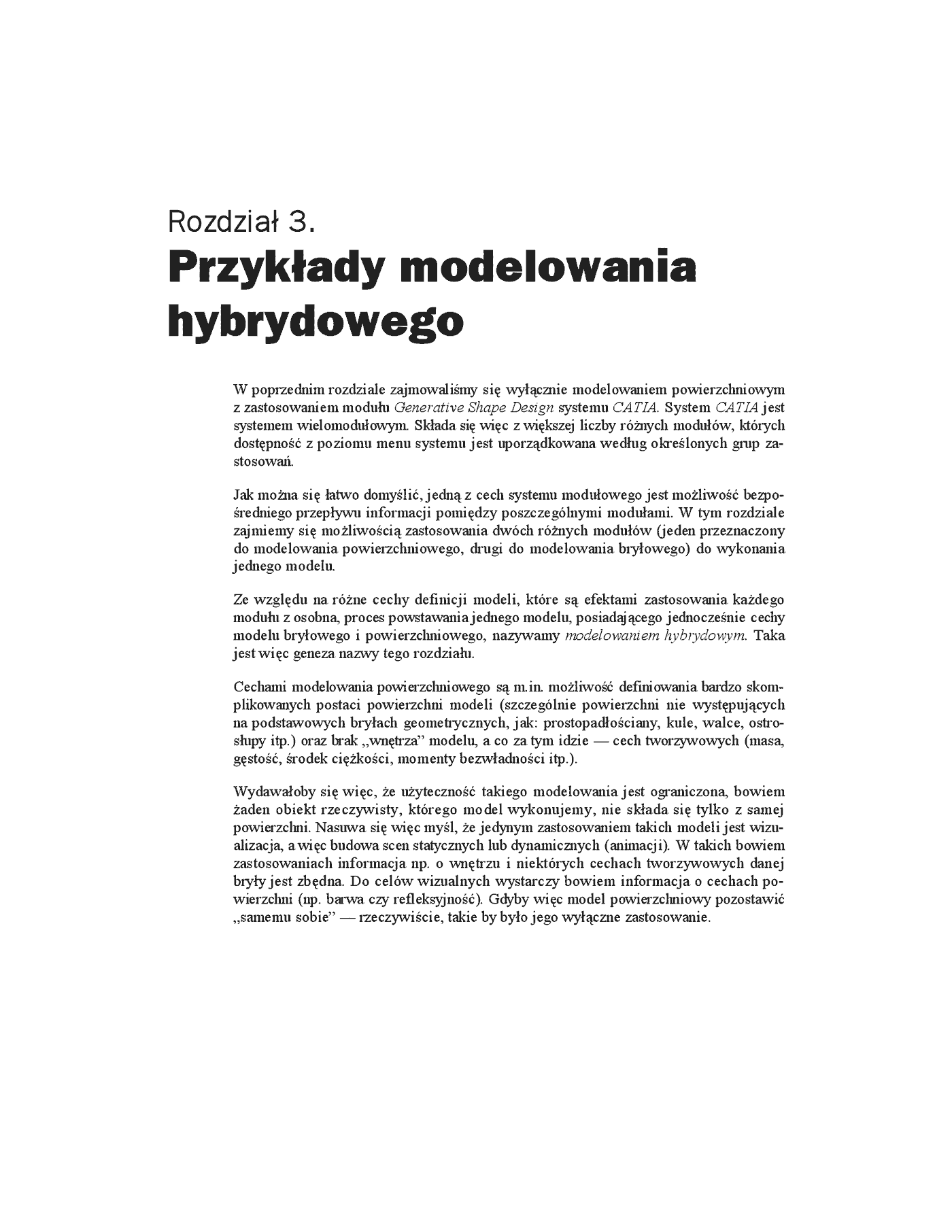 Fragment „CATIA. Podstawy modelowania powierzchniowego i hybrydowego” — strona 4 z 6