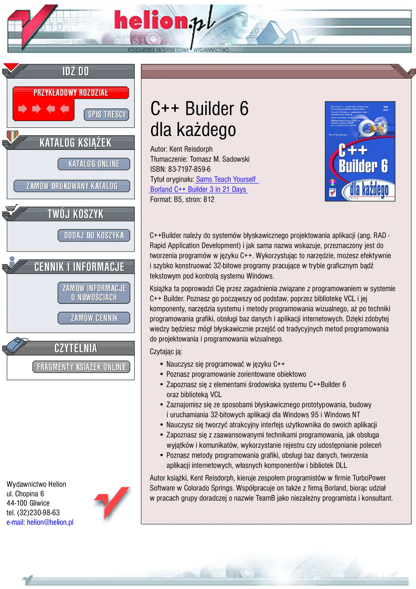 Fragment „C++ Builder 6 dla każdego” — strona 1 z 29