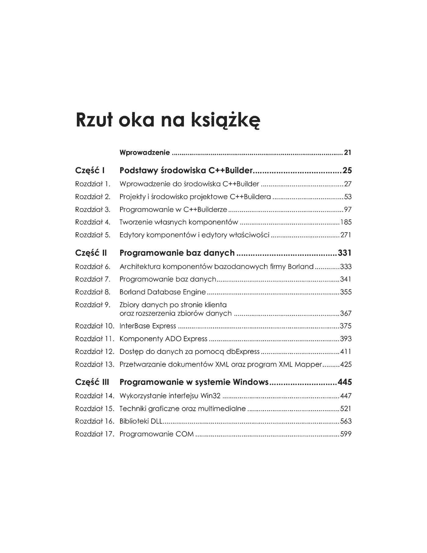Fragment „C++ Builder 6. Vademecum profesjonalisty” — strona 2 z 100