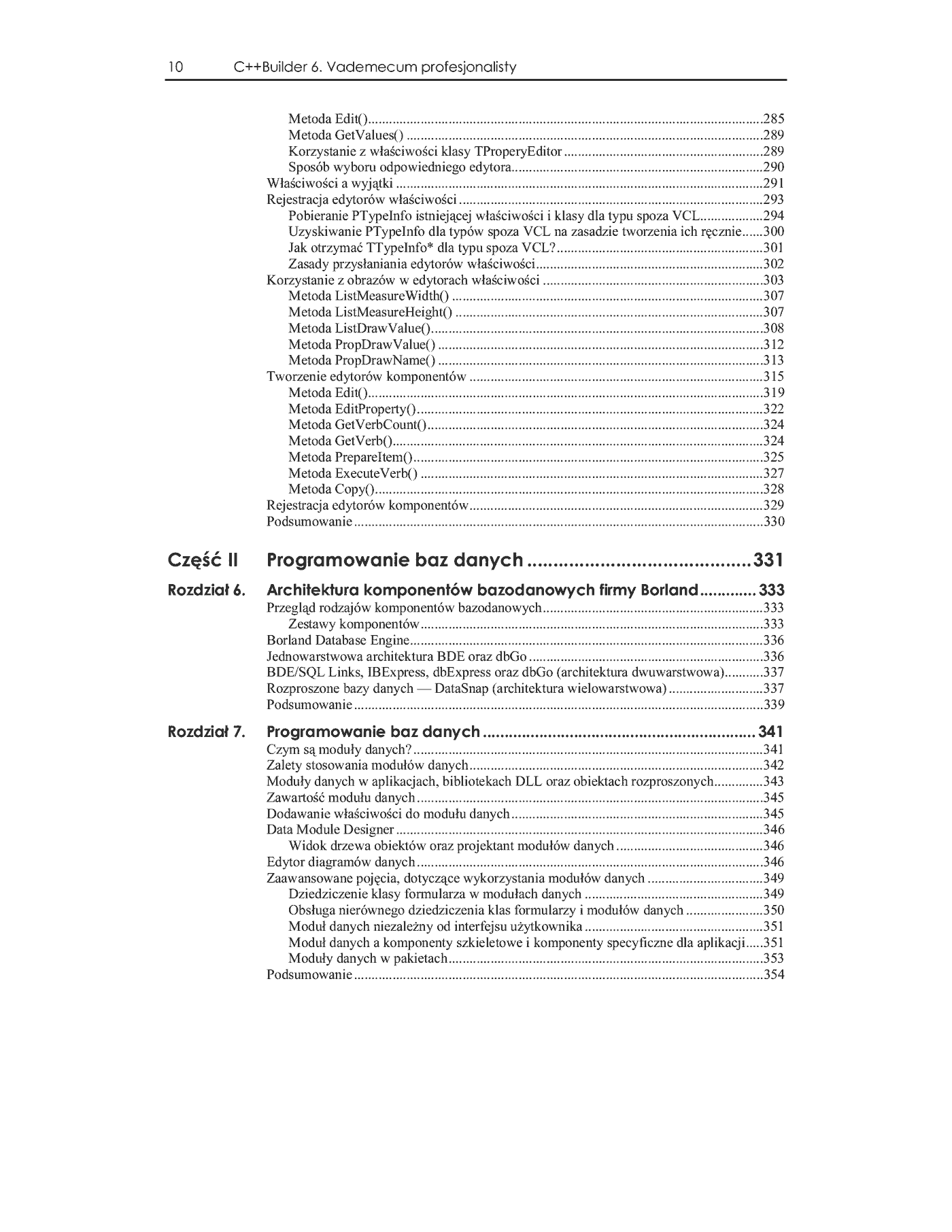 Fragment „C++ Builder 6. Vademecum profesjonalisty” — strona 7 z 100