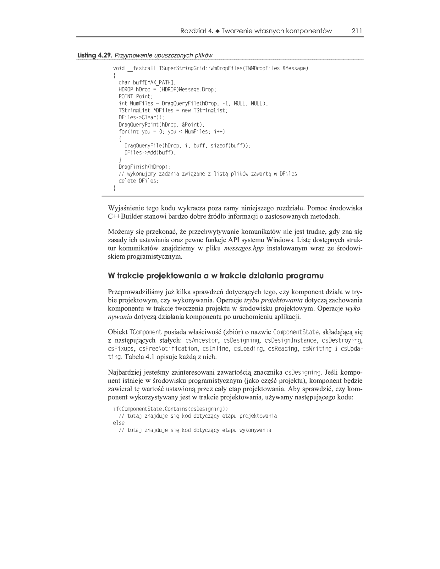 Fragment „C++ Builder 6. Vademecum profesjonalisty” — strona 42 z 100